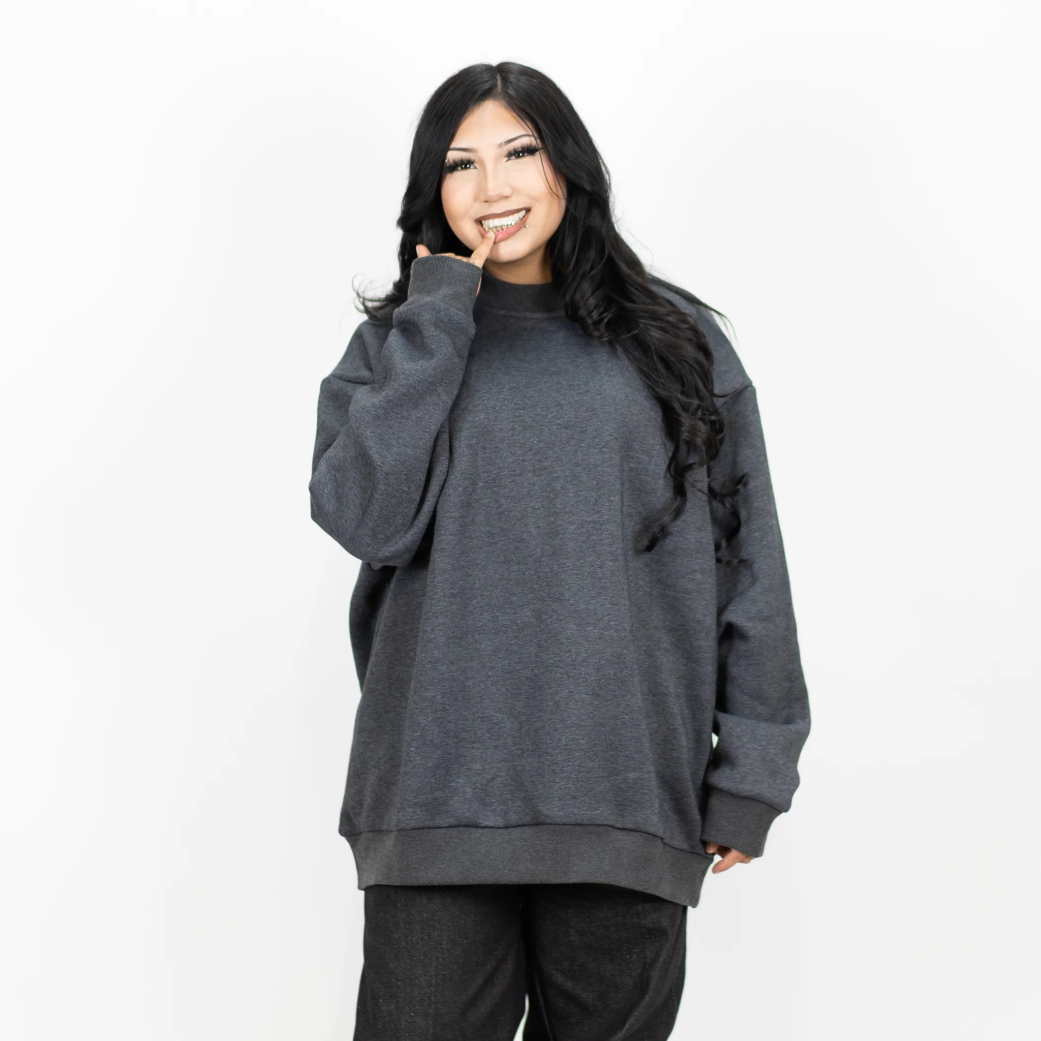 FB County 13oz Heavyweight Long Sleeve Crew Neck - Image 3