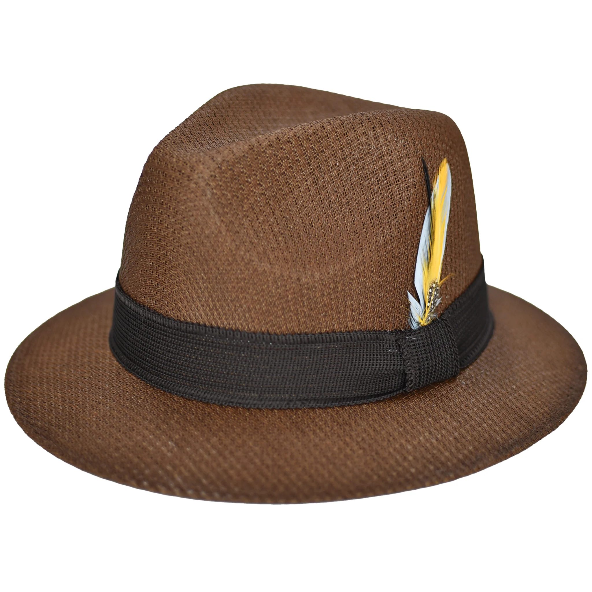 FB County Fedora Hat - Solid Band - Image 20