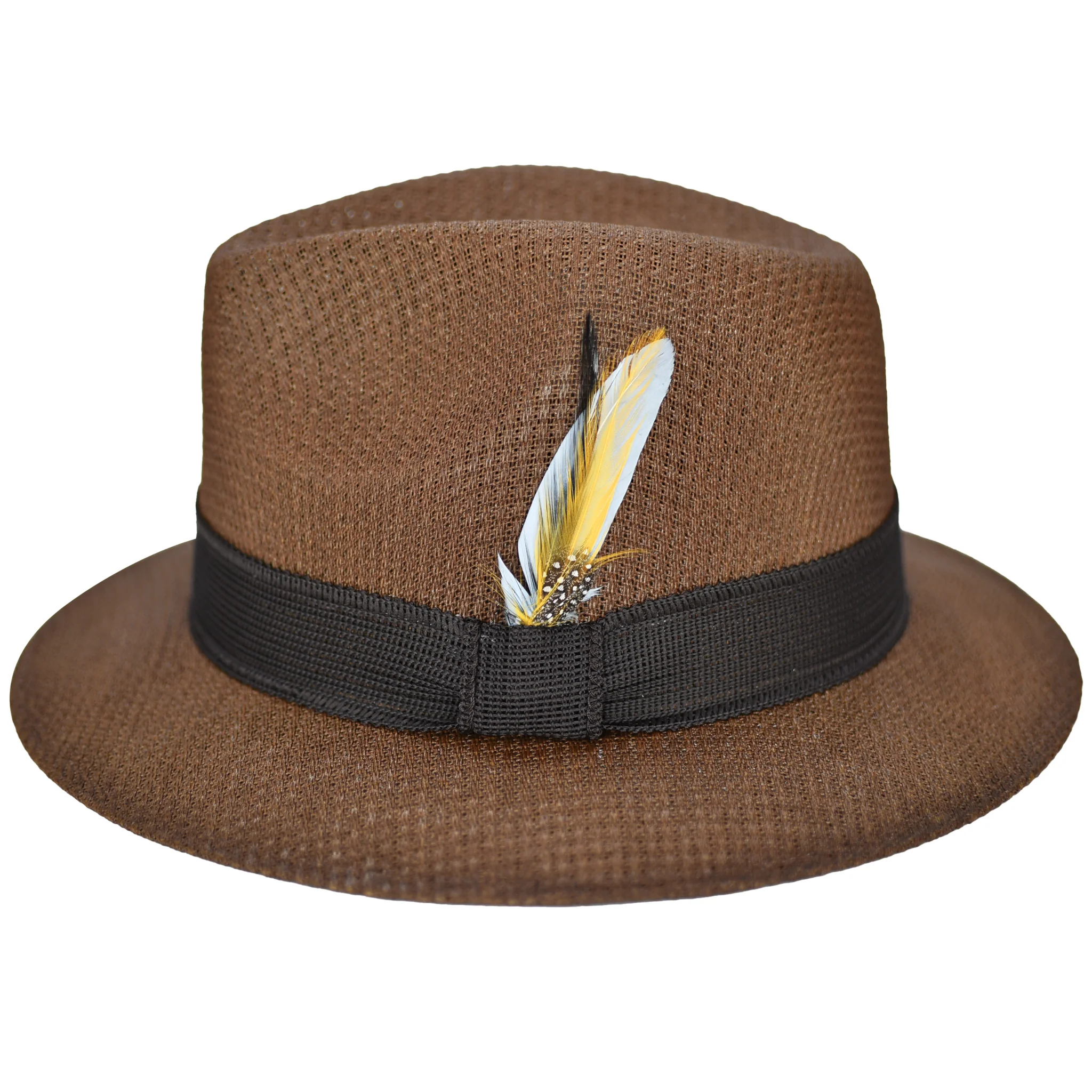 FB County Fedora Hat - Solid Band - Image 22