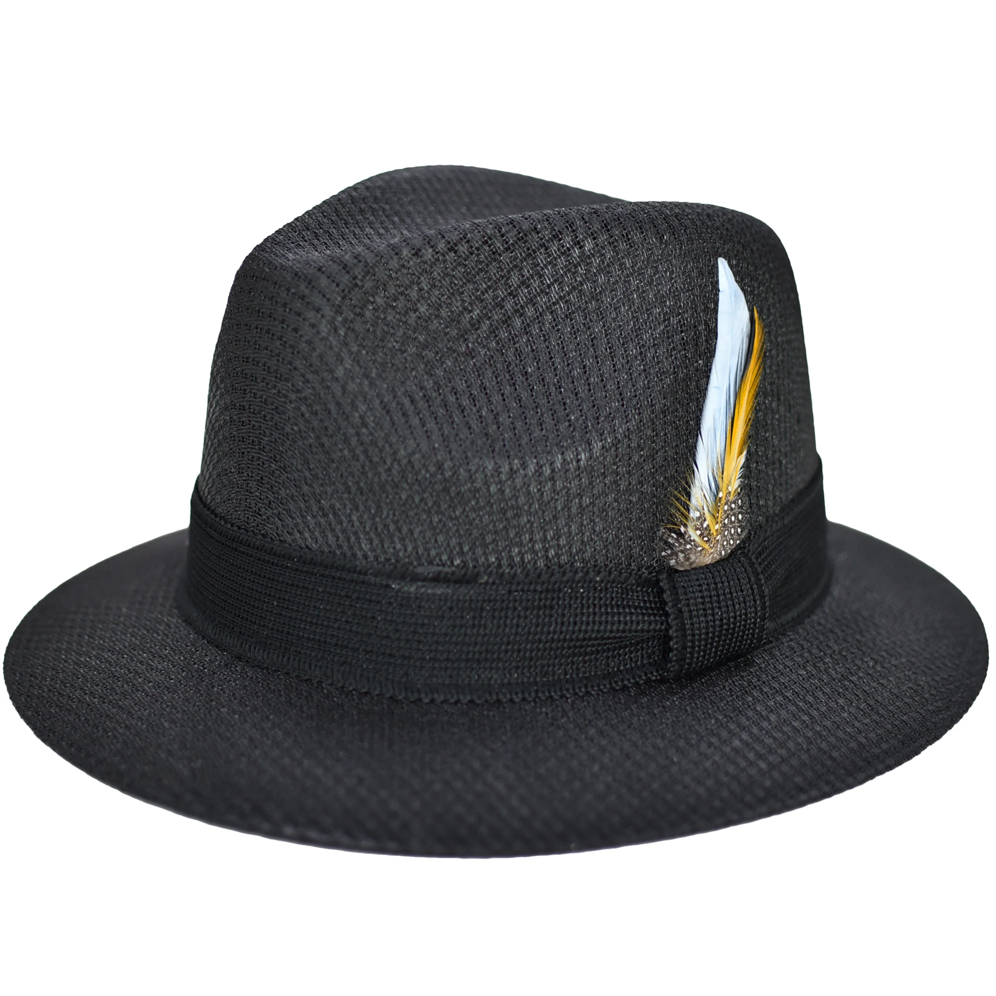 FB County Fedora Hat - Solid Band - Image 5