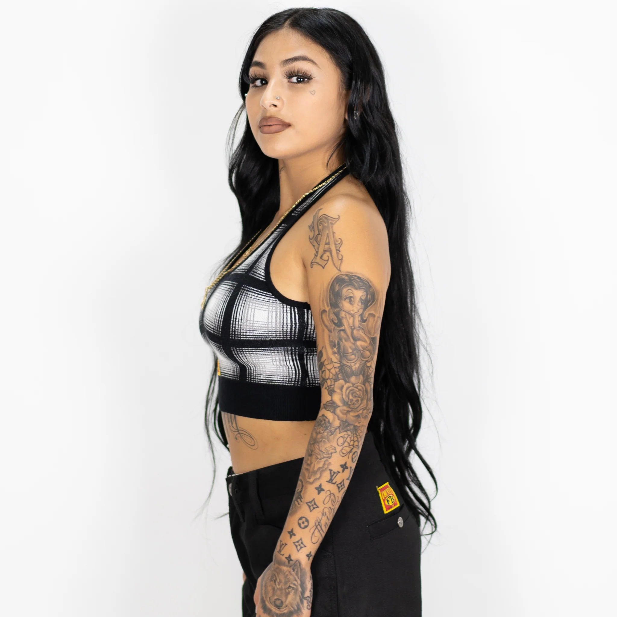 FB County Flannel Halter Top - Image 14