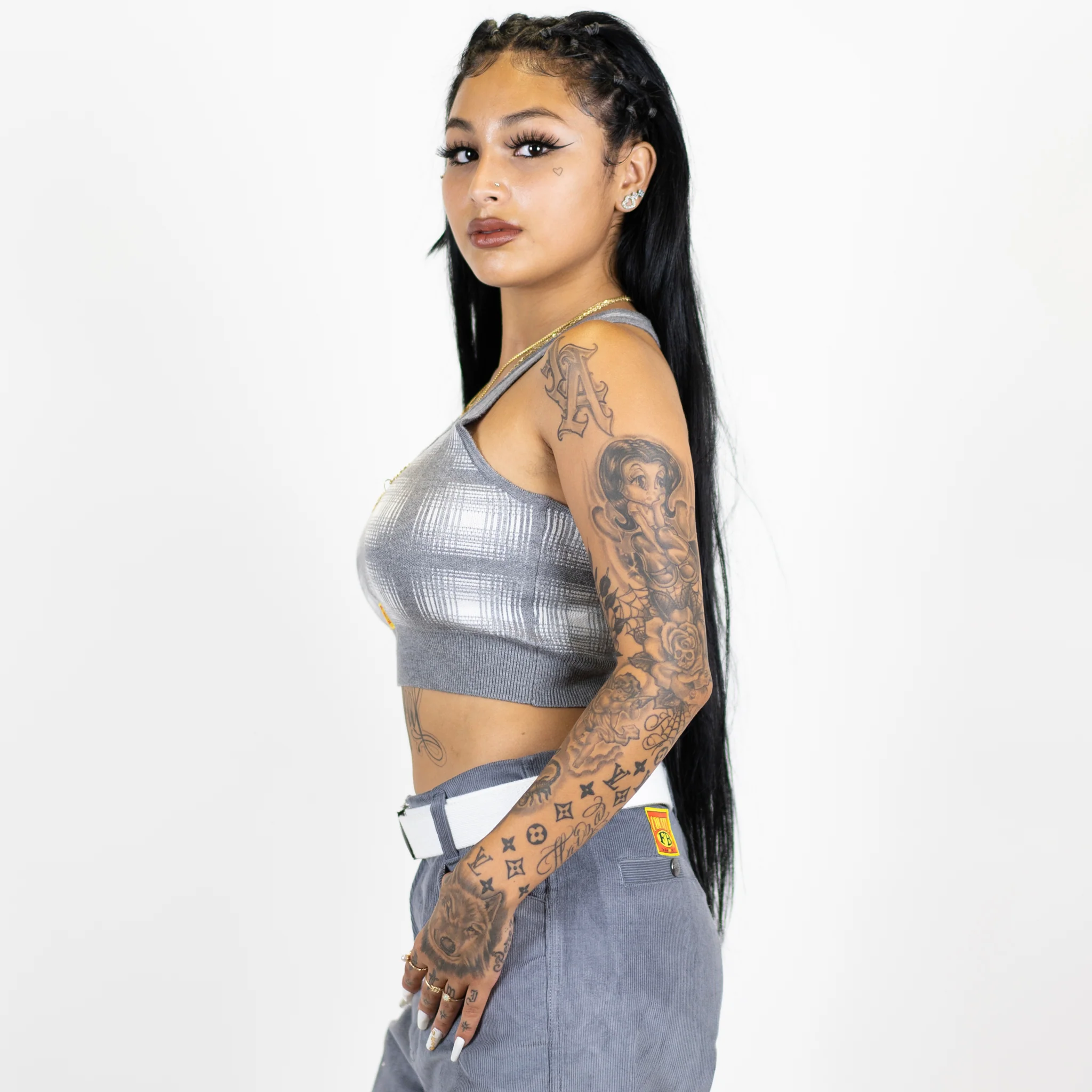 FB County Flannel Halter Top - Image 19