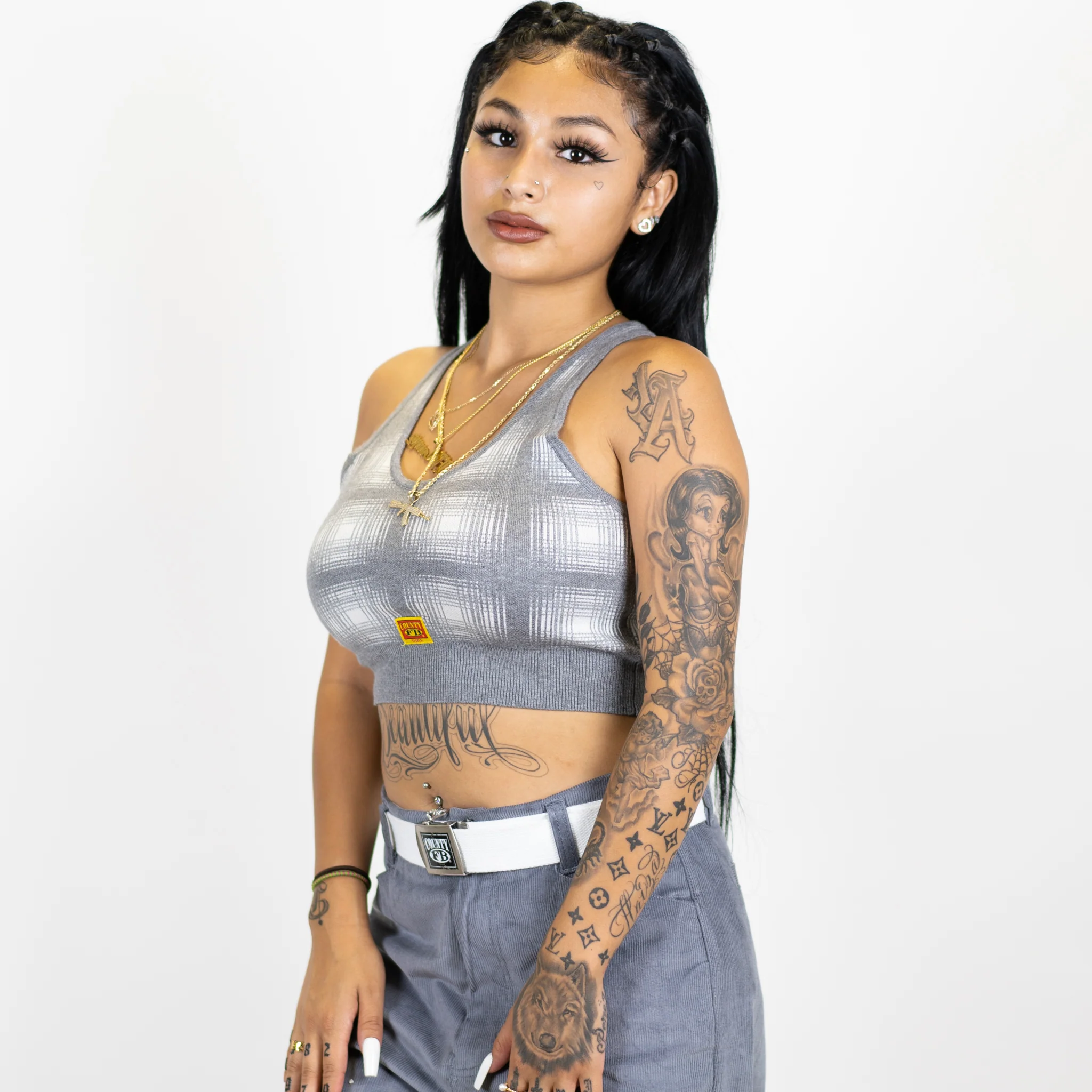 FB County Flannel Halter Top - Image 6