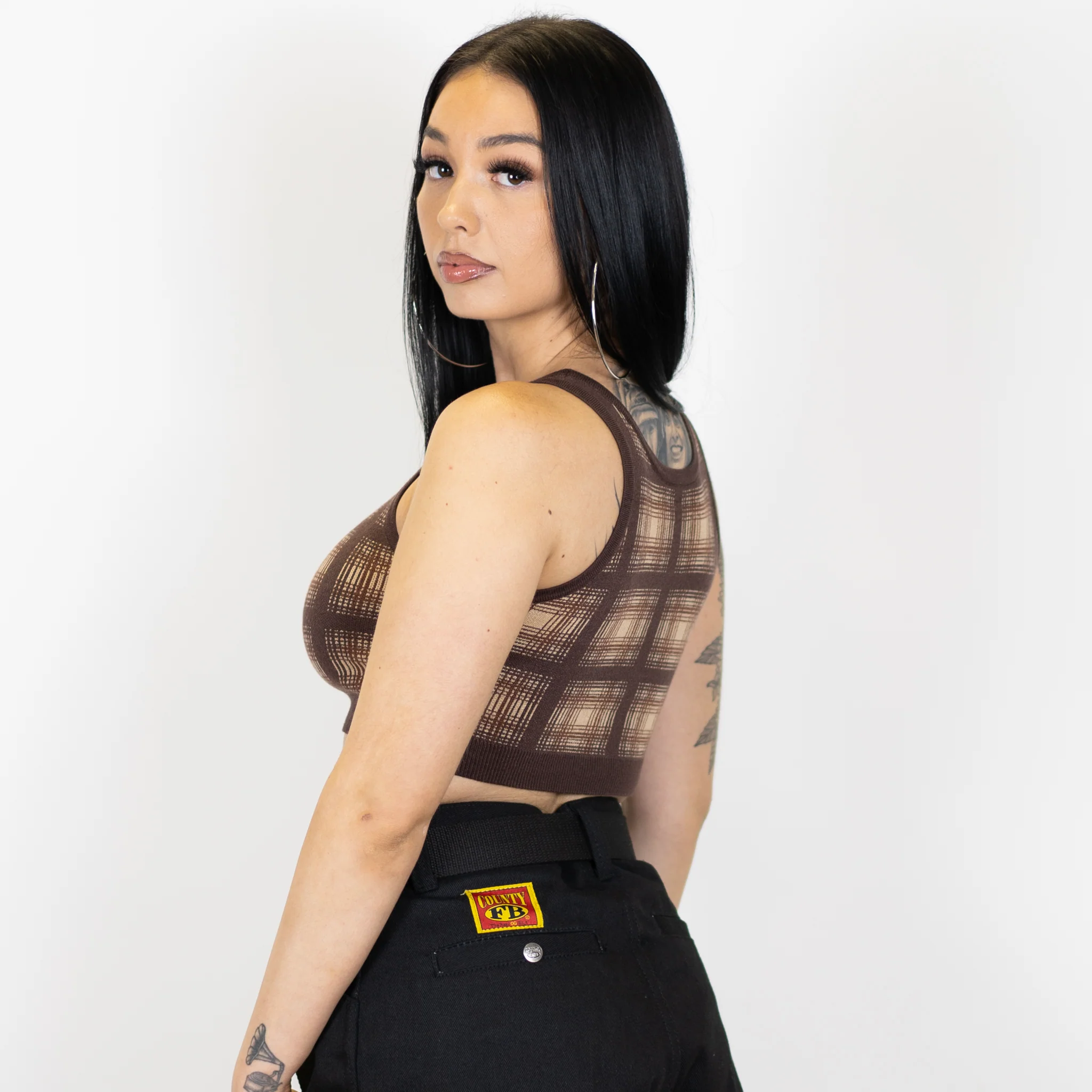 FB County Flannel Tank Top - Image 10