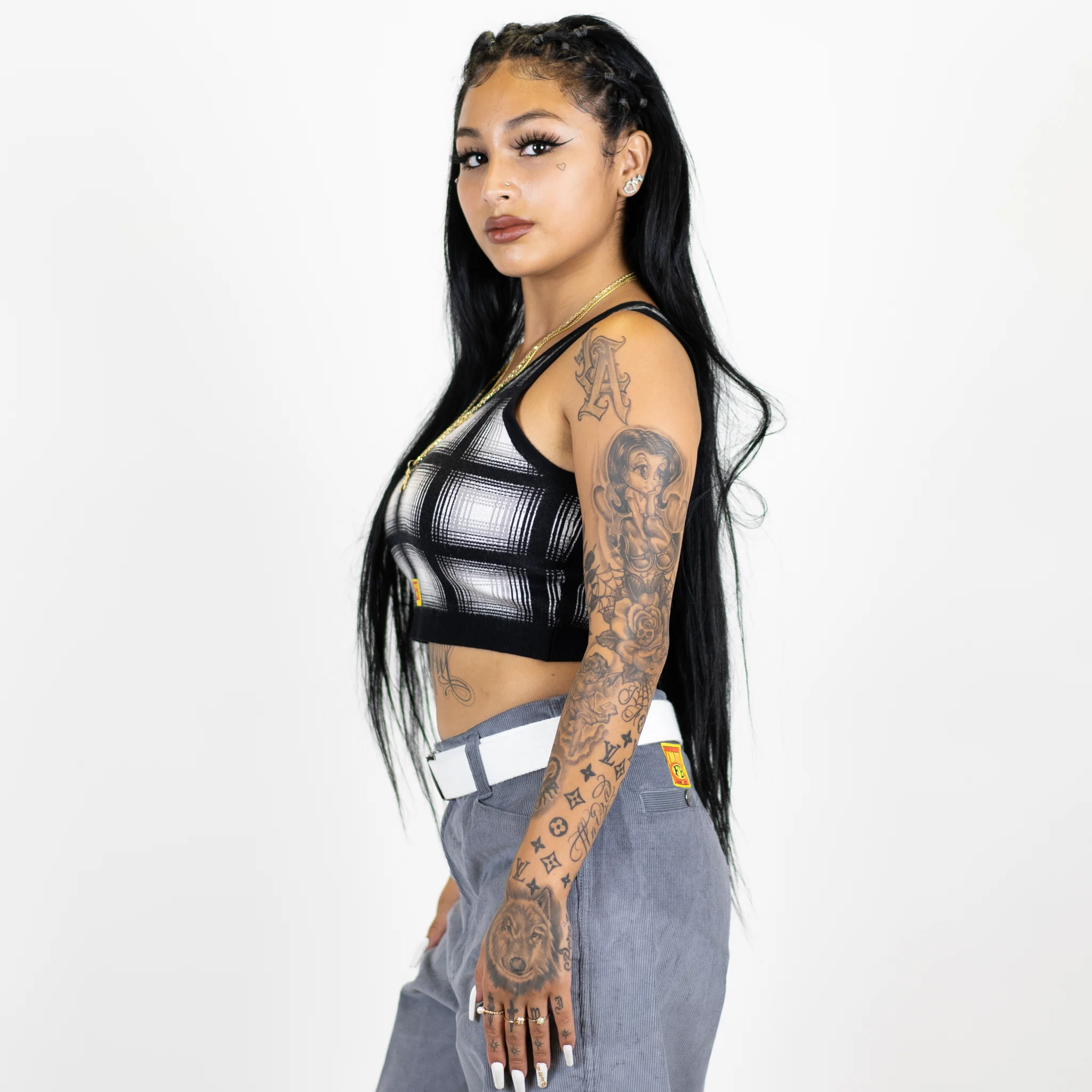 FB County Flannel Tank Top - Image 14