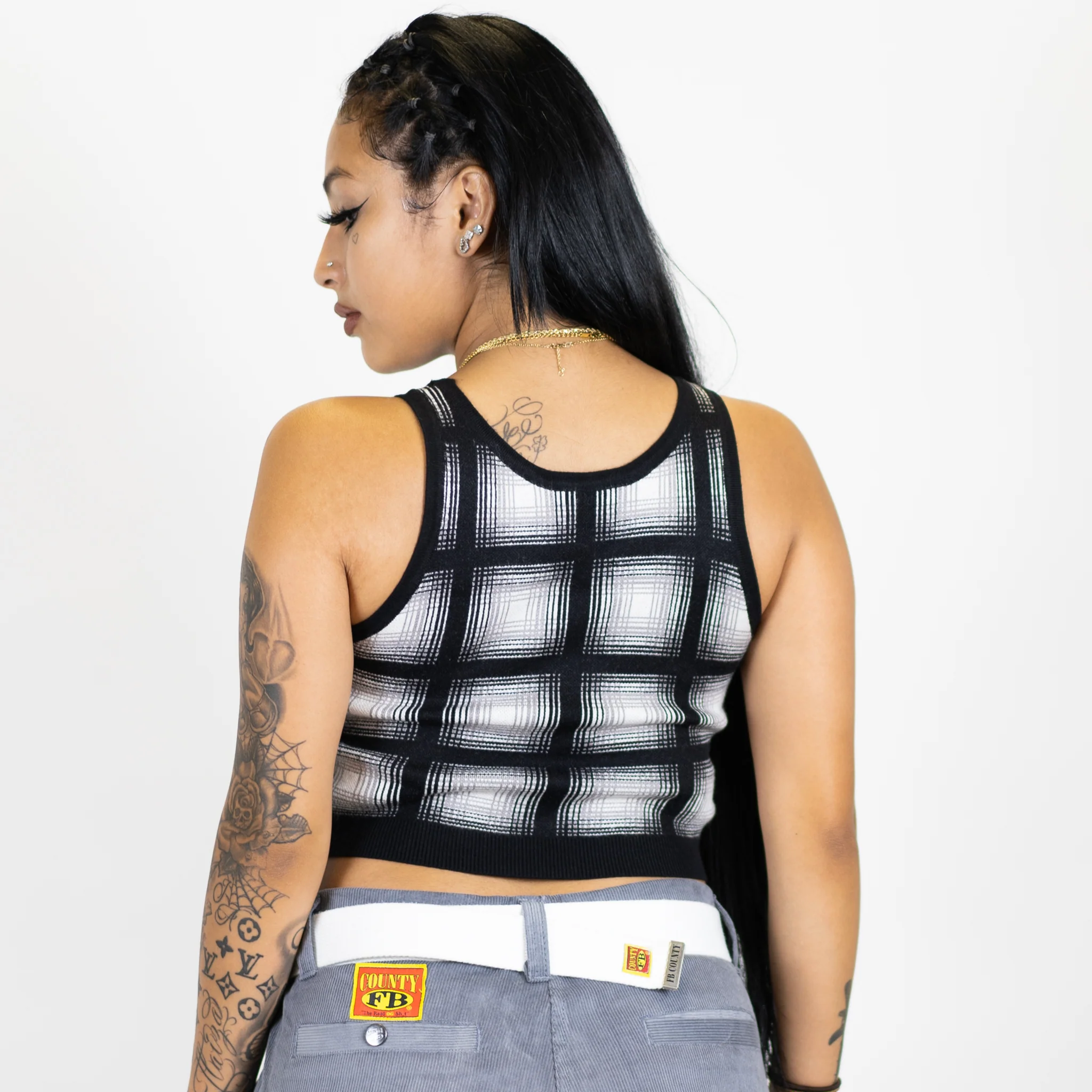FB County Flannel Tank Top - Image 15