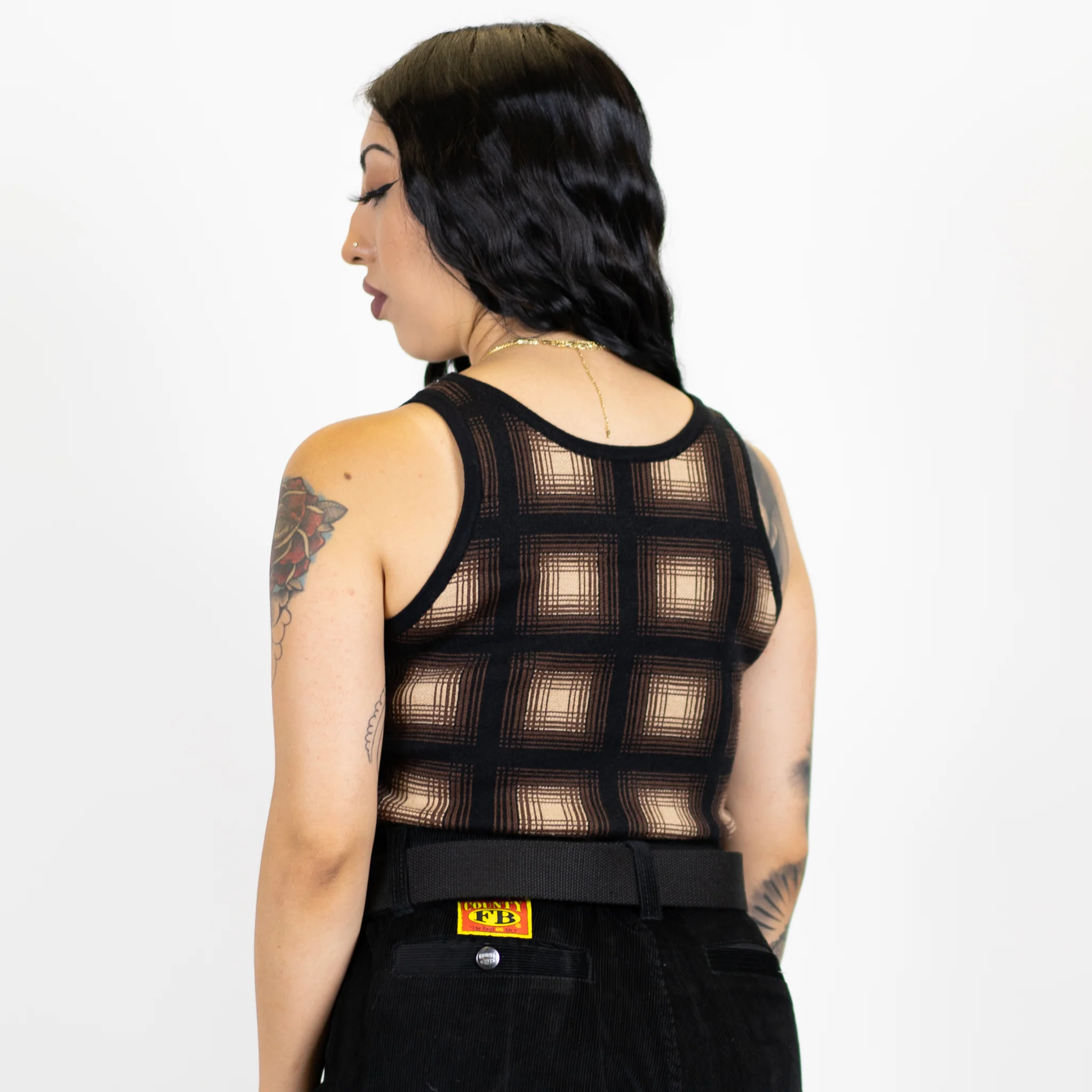 FB County Flannel Tank Top - Image 16