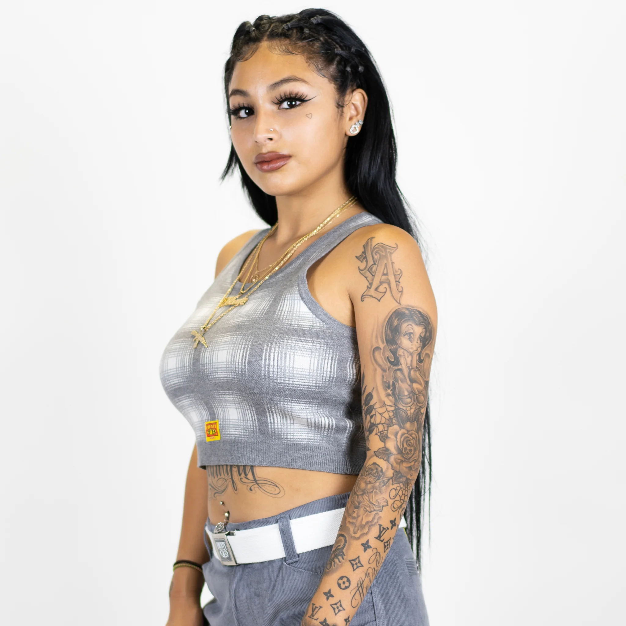 FB County Flannel Tank Top - Image 9