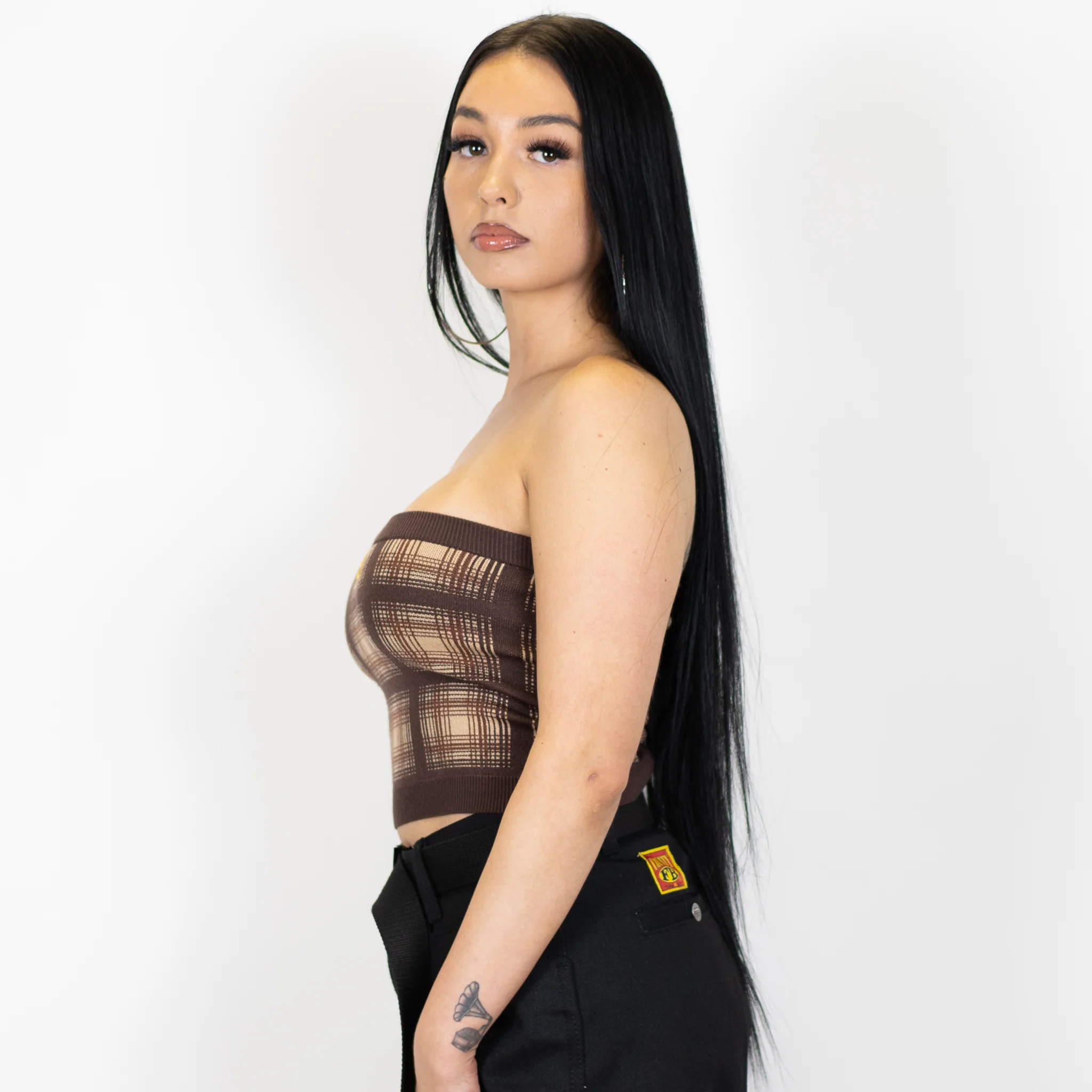 FB County Flannel Tube Top - Image 10