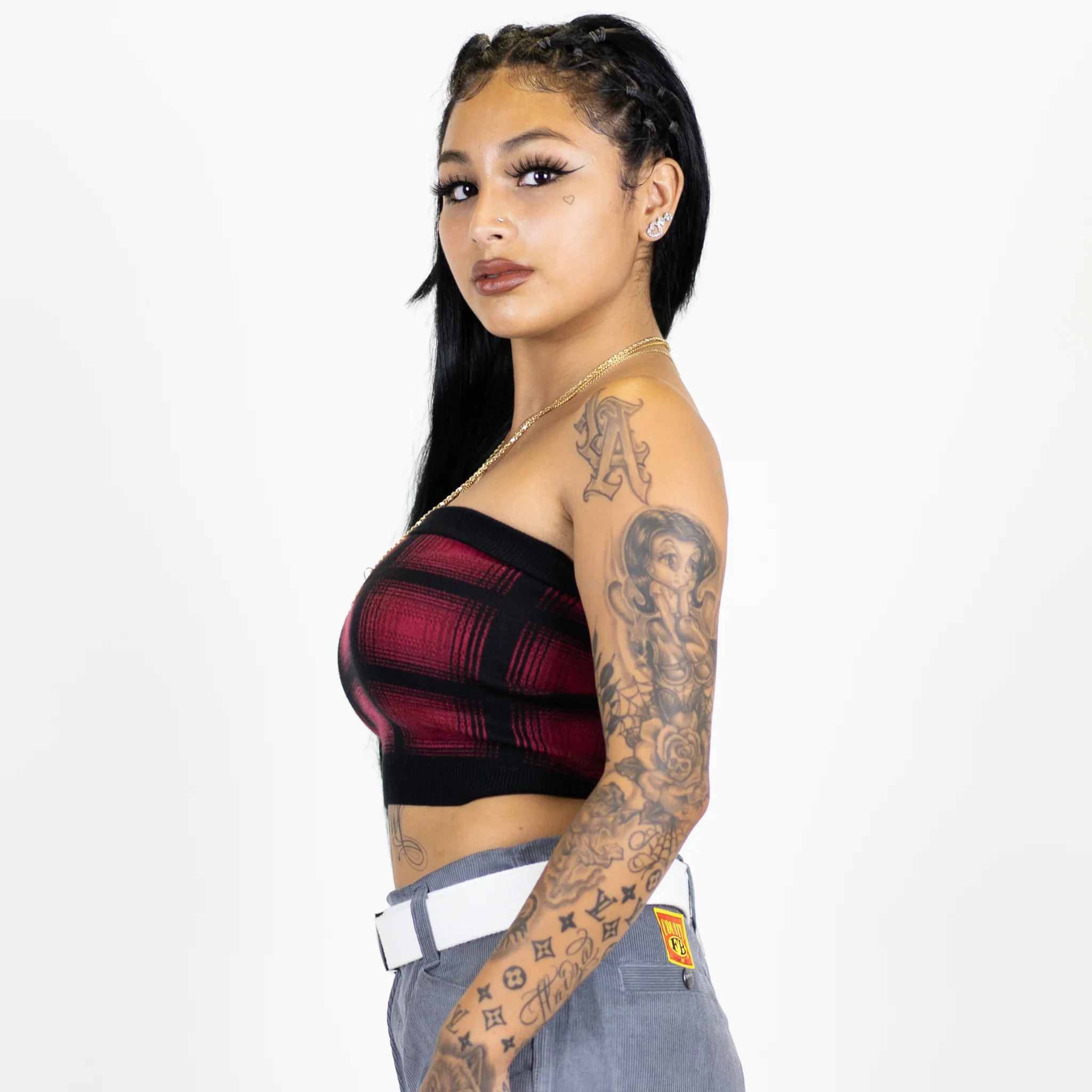 FB County Flannel Tube Top - Image 13