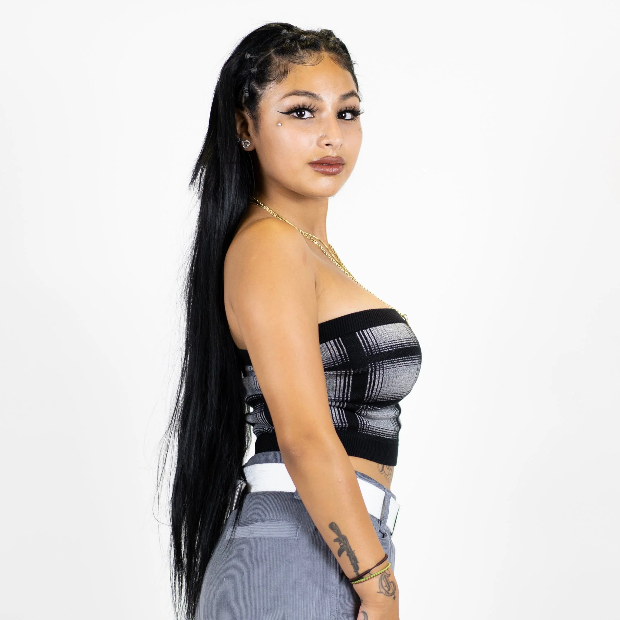 FB County Flannel Tube Top - Image 7
