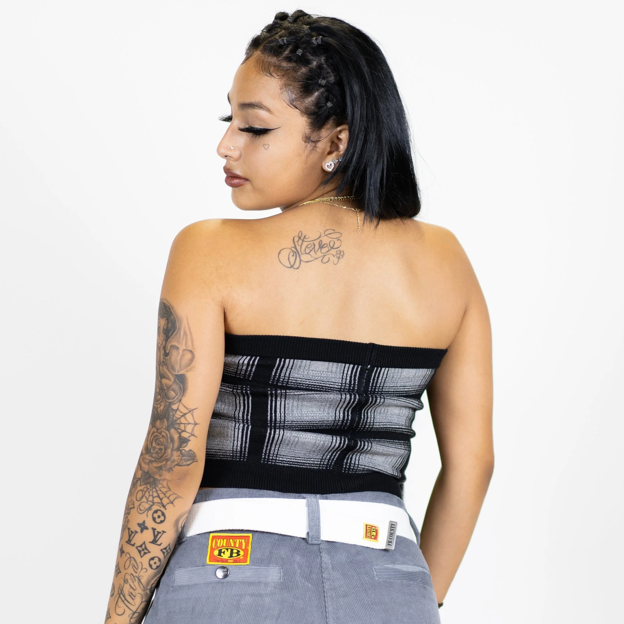 FB County Flannel Tube Top - Image 8