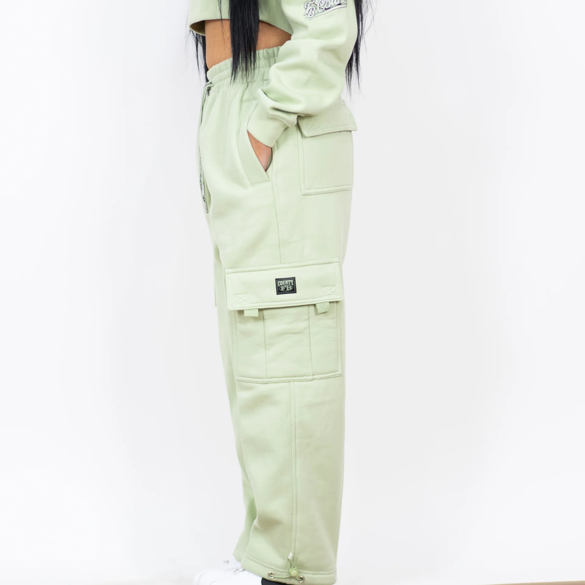 FB County Heavyweight Baggy Cargo Sweatpants - Image 29