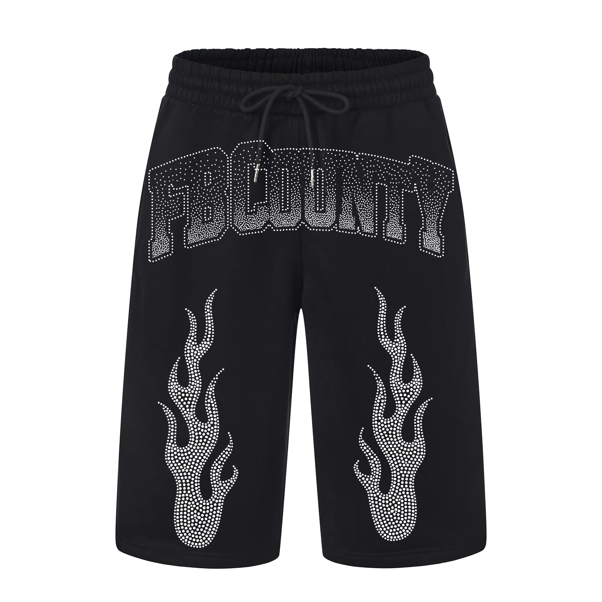 FB County Heavyweight Graphic Baggy Fleece Shorts - Image 3