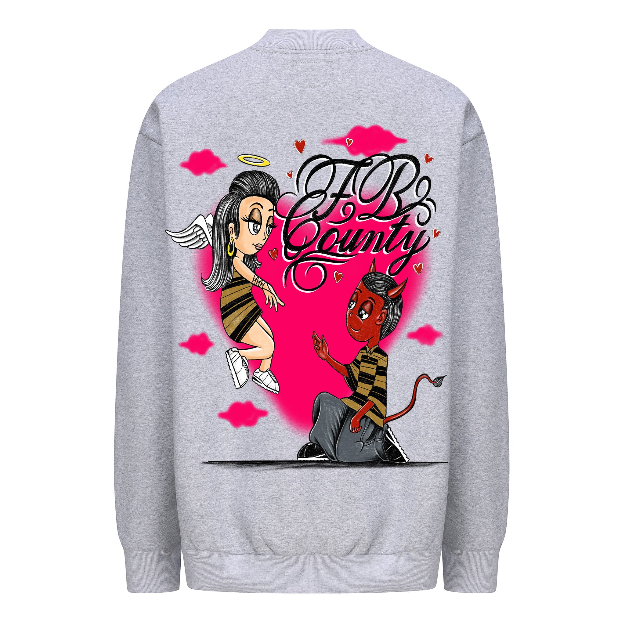 FB County Heavyweight Oversized Love Graphic Fleece Crewneck - Image 4