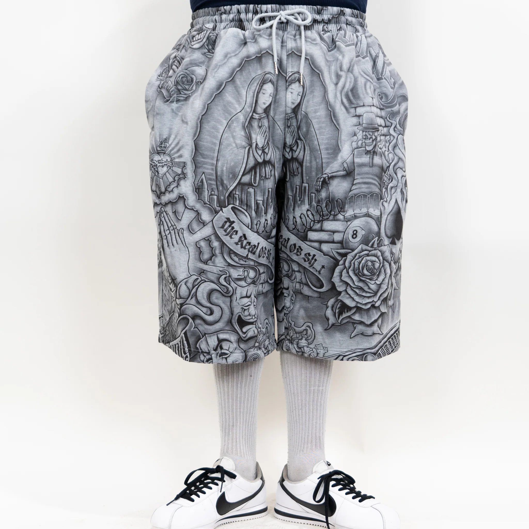 FB County Inked Up Baggy Fleece Shorts - Image 15