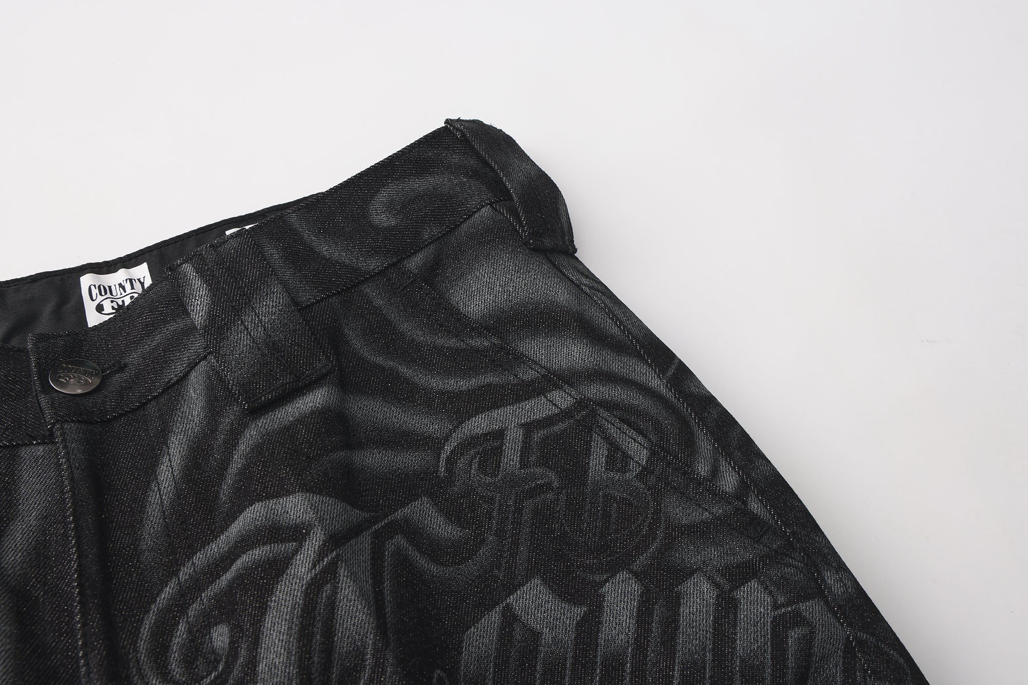 FB County Inked Up Hard Denim Pants - Image 12