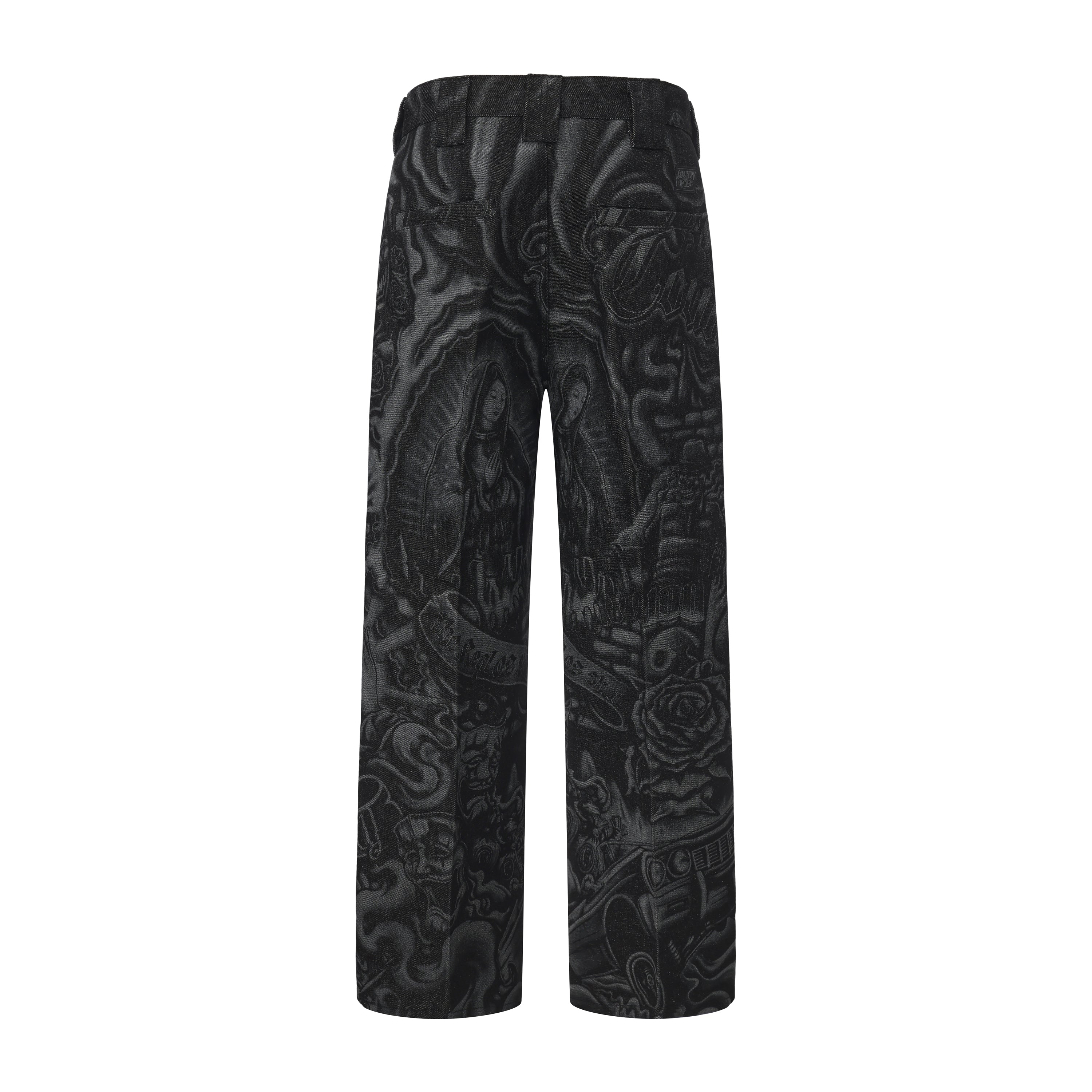 FB County Inked Up Hard Denim Pants - Image 5