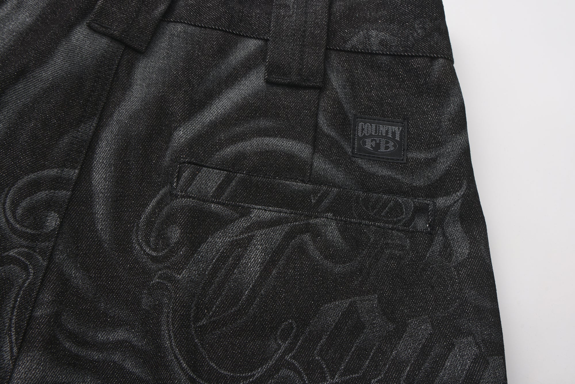 FB County Inked Up Hard Denim Pants - Image 7