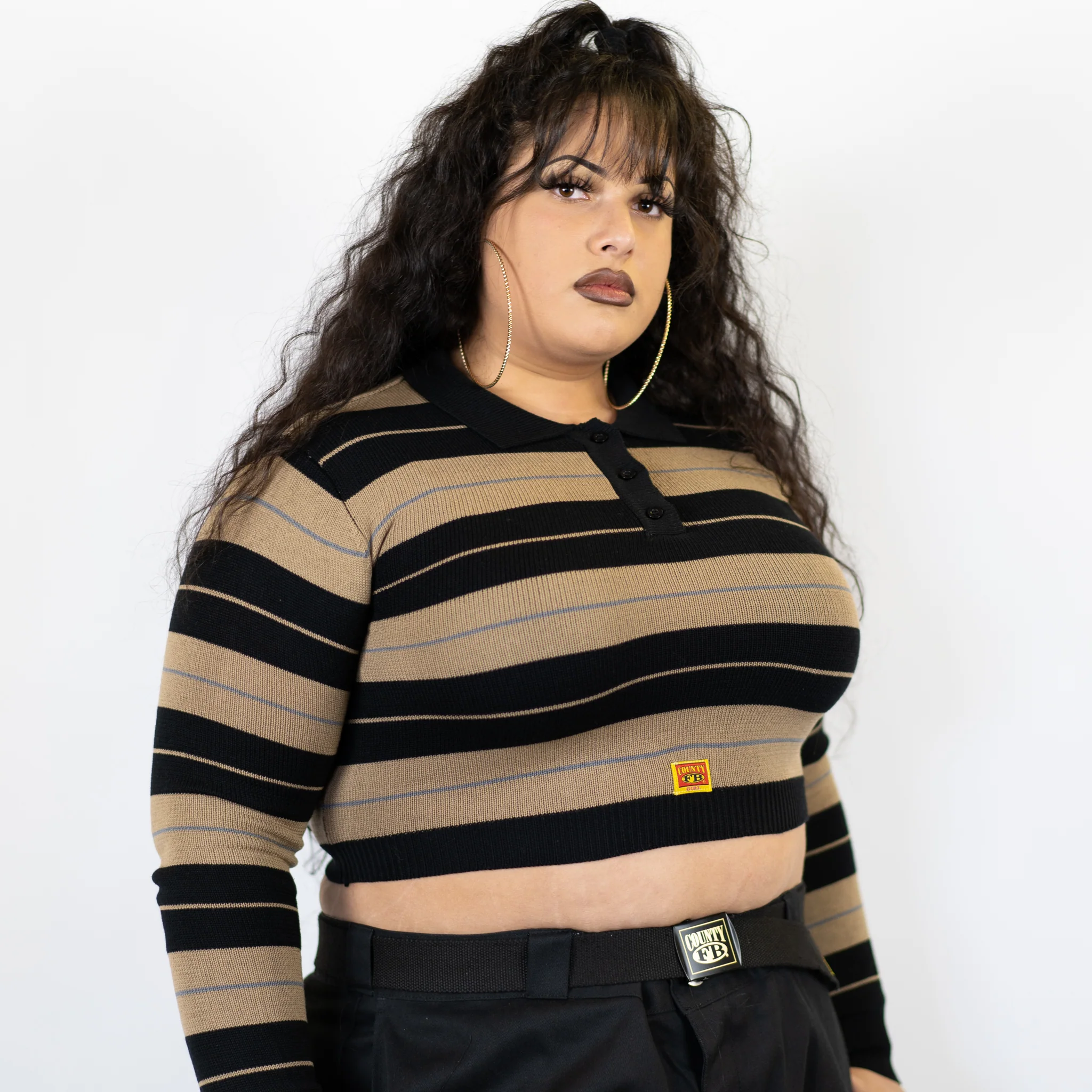 FB County Long Sleeve Charlie Brown Crop Top - Image 12