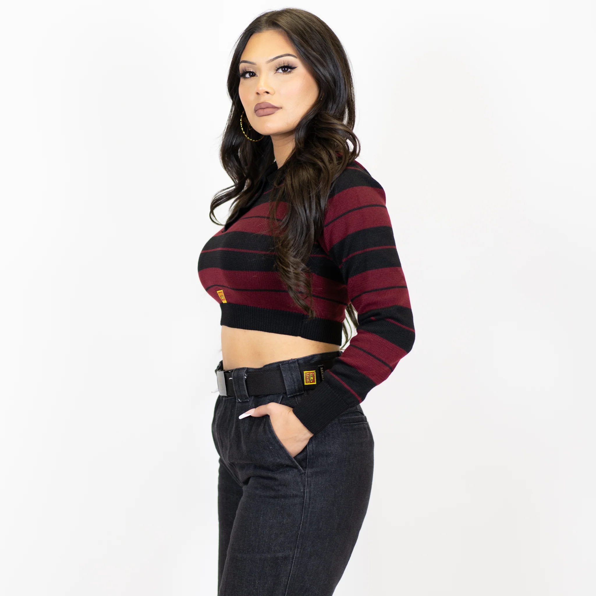 FB County Long Sleeve Charlie Brown Crop Top - Image 15