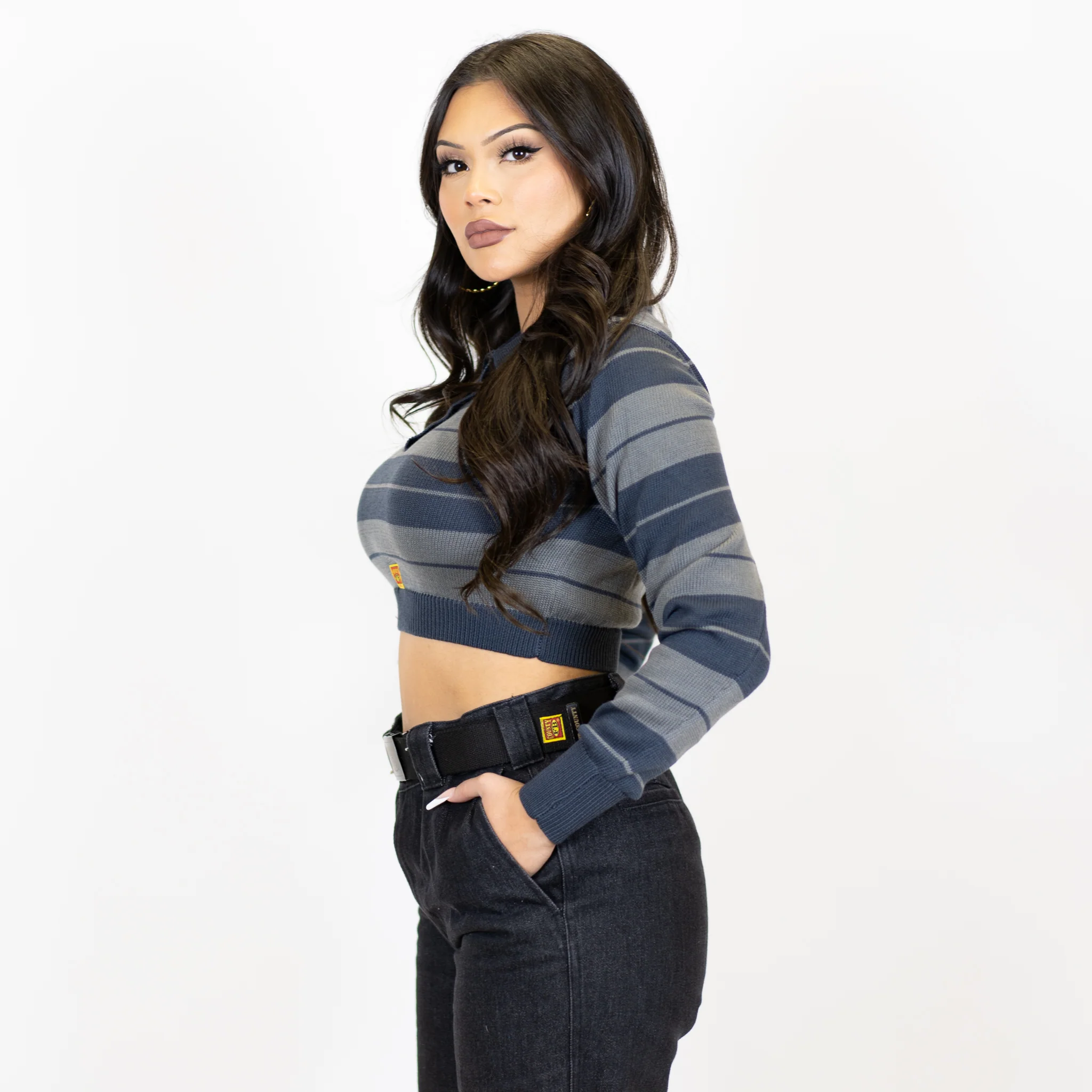 FB County Long Sleeve Charlie Brown Crop Top - Image 20