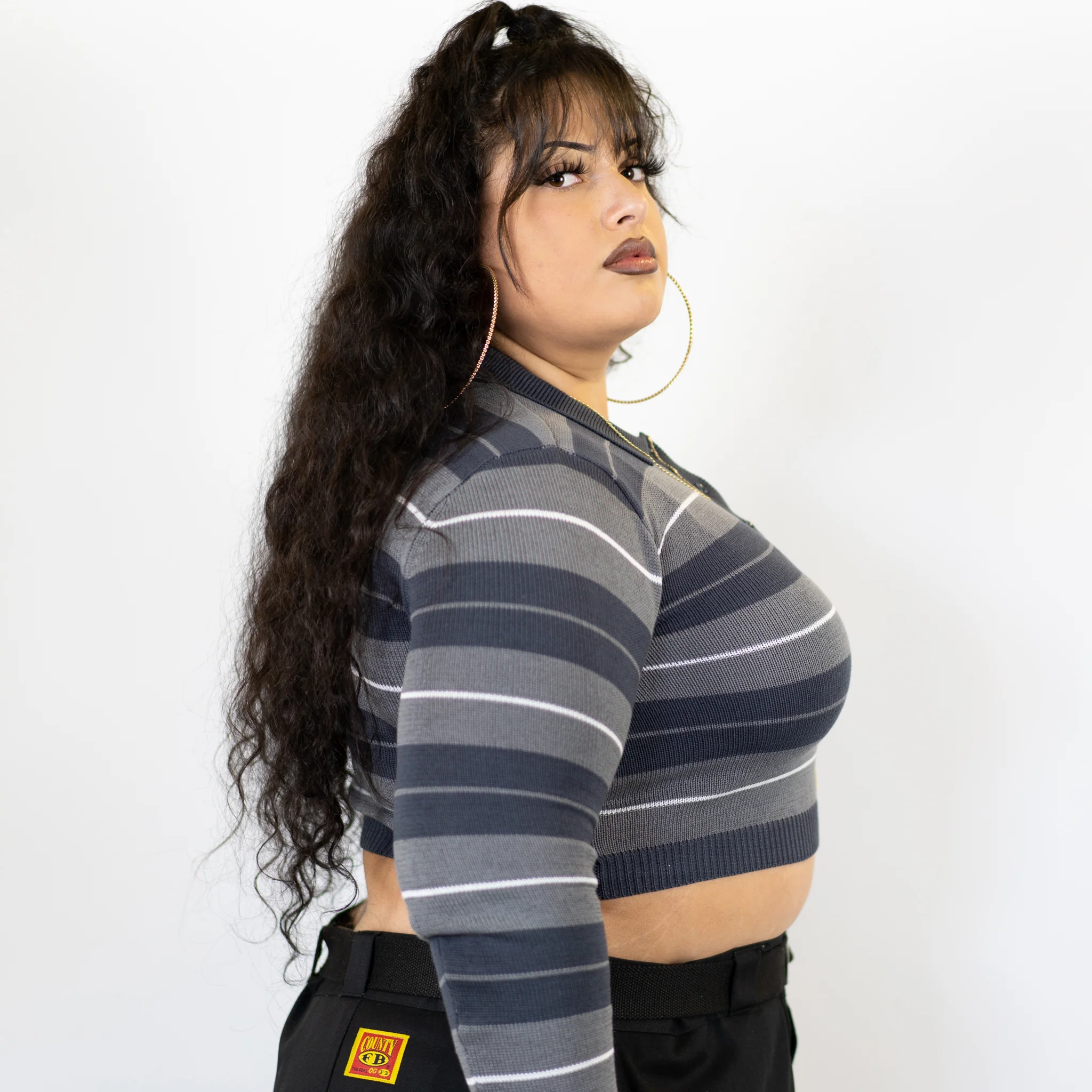 FB County Long Sleeve Charlie Brown Crop Top - Image 21