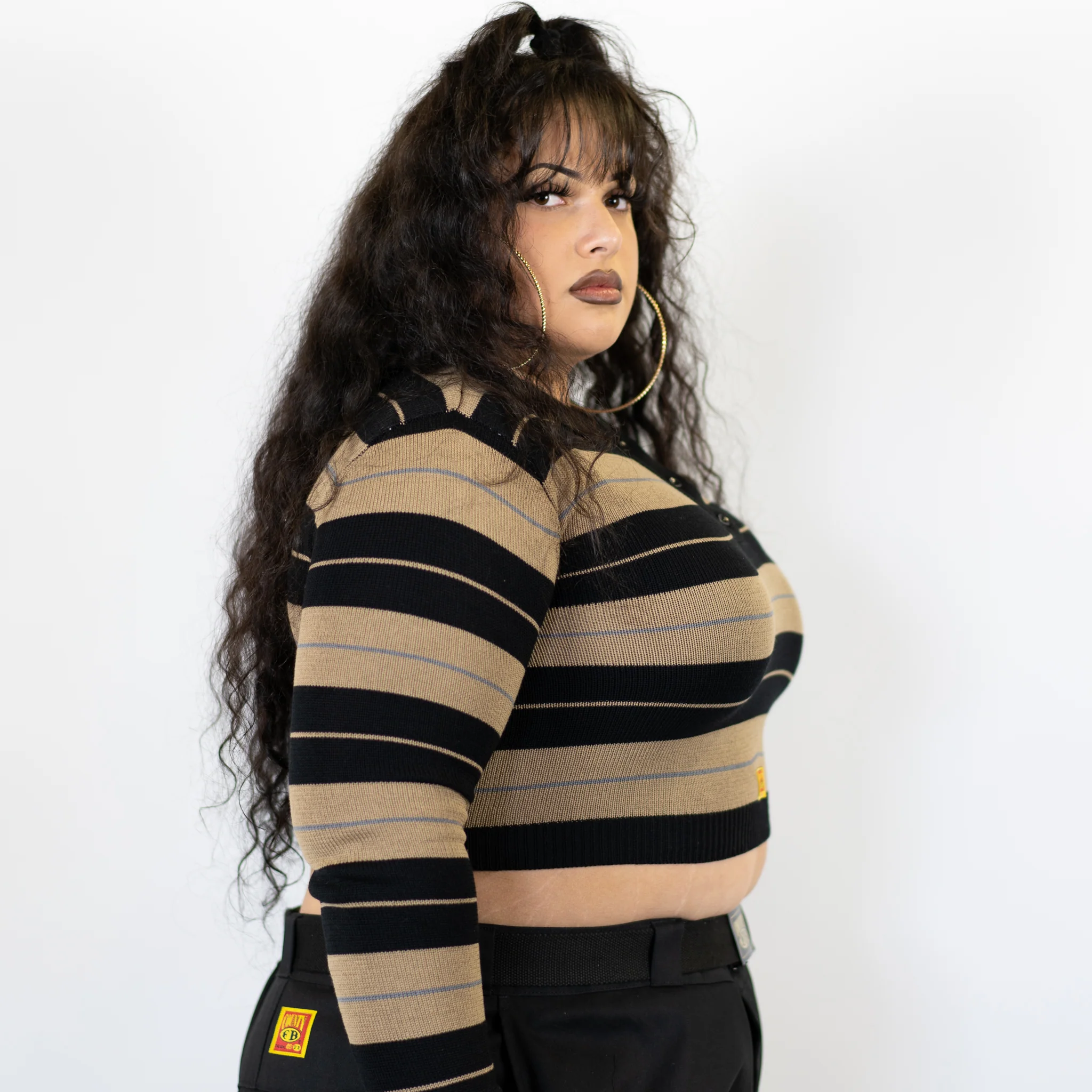 FB County Long Sleeve Charlie Brown Crop Top - Image 27