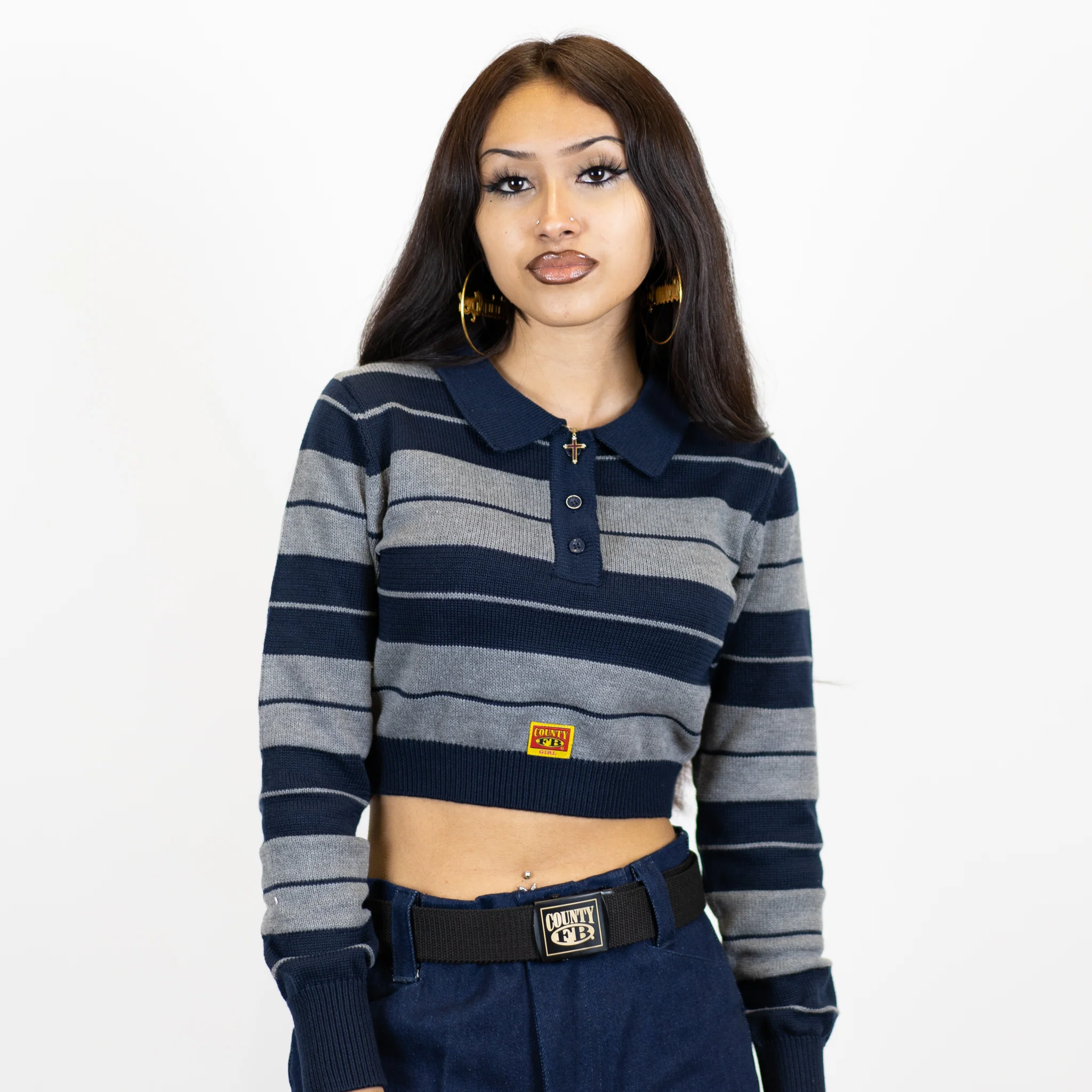 FB County Long Sleeve Charlie Brown Crop Top - Image 6