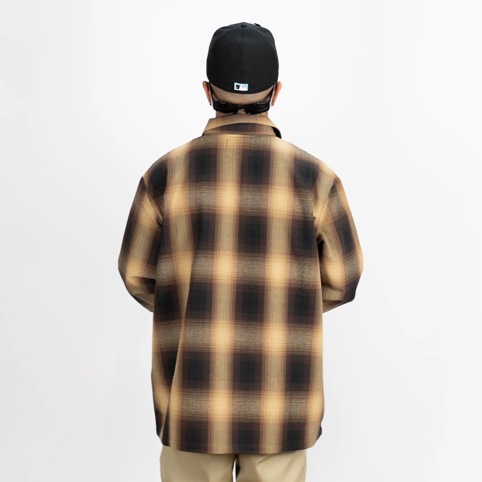 FB County Long Sleeve Checker Zip Shirt - Image 29