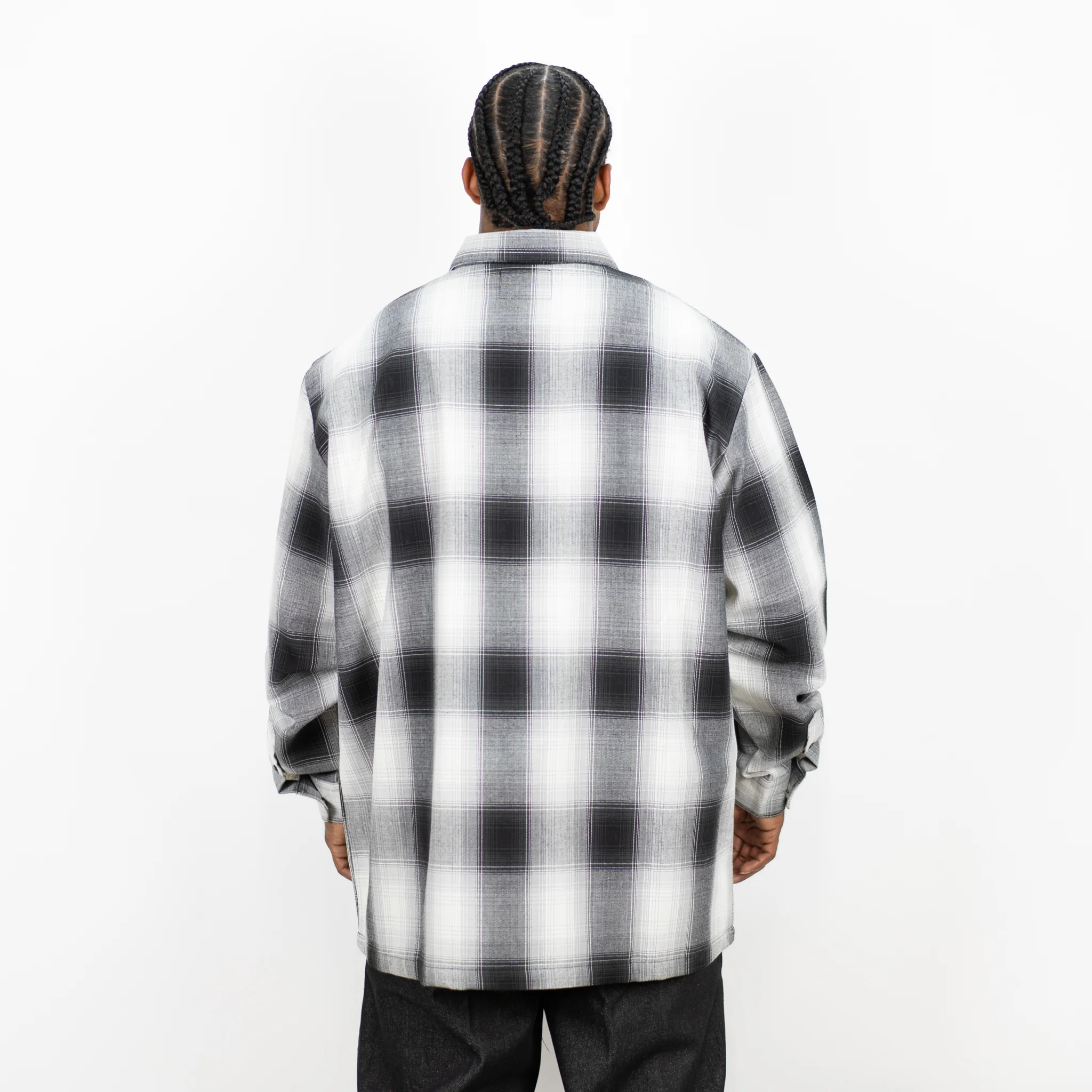 FB County Long Sleeve Checker Zip Shirt - Image 42
