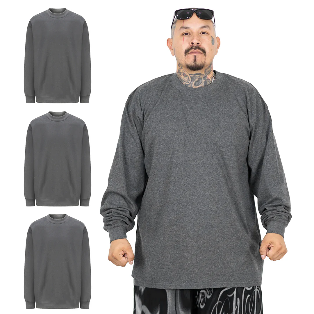 FB County Long Sleeve Heavy Hard T-Shirt (3-Pack) - Image 5