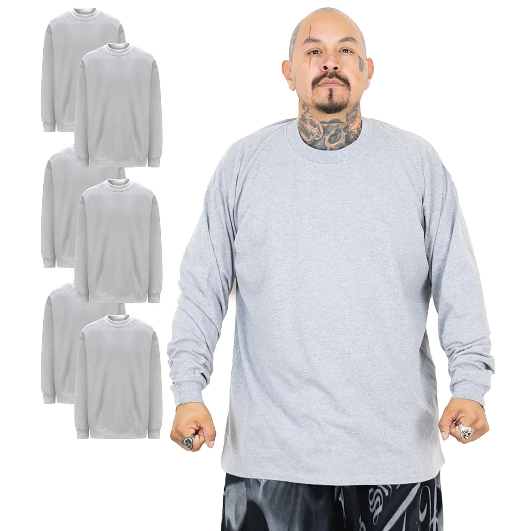 FB County Long Sleeve Heavy Hard T-Shirt (6-Pack) - Image 5