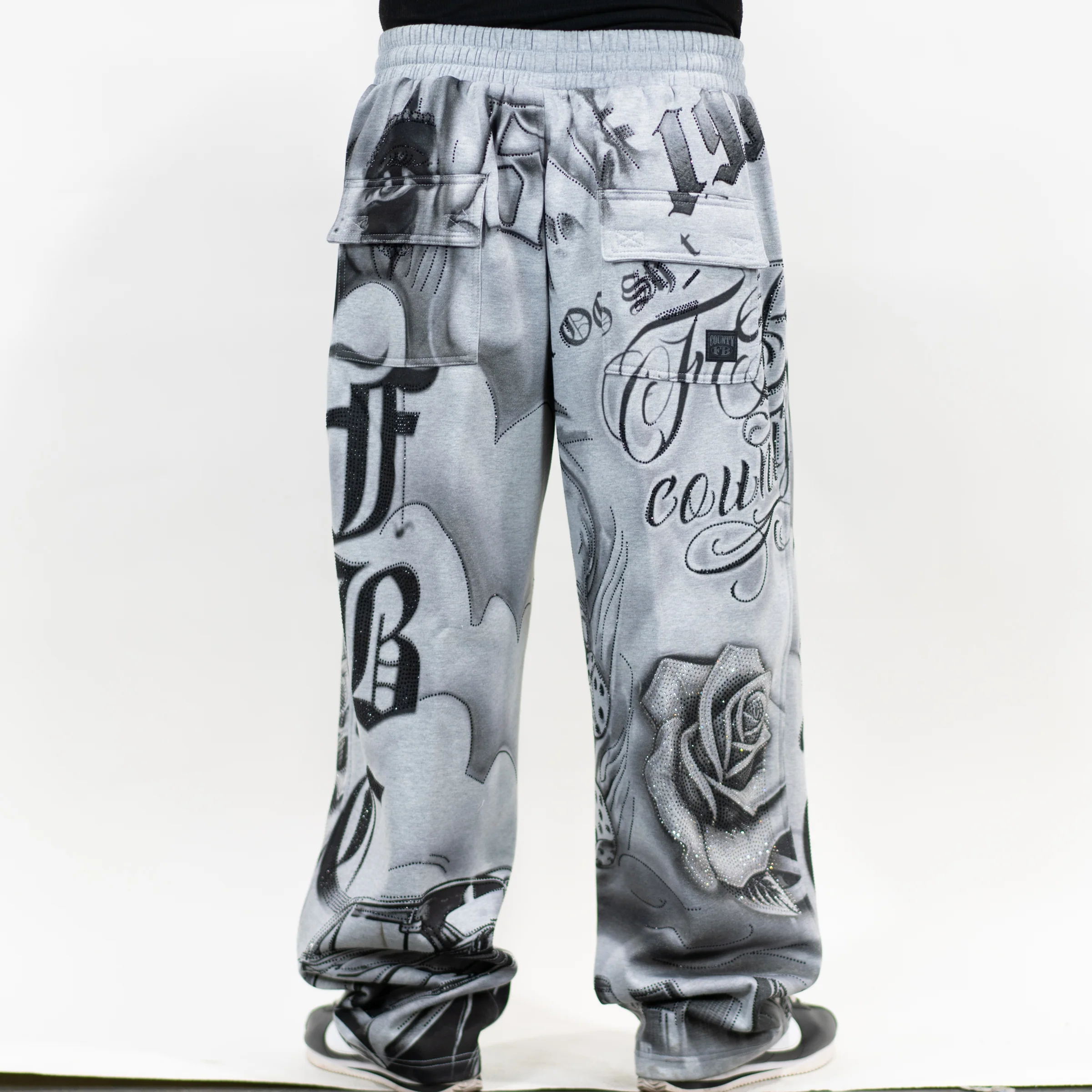 FB County Rhinestone Tatted Up Sweatpant - Image 33