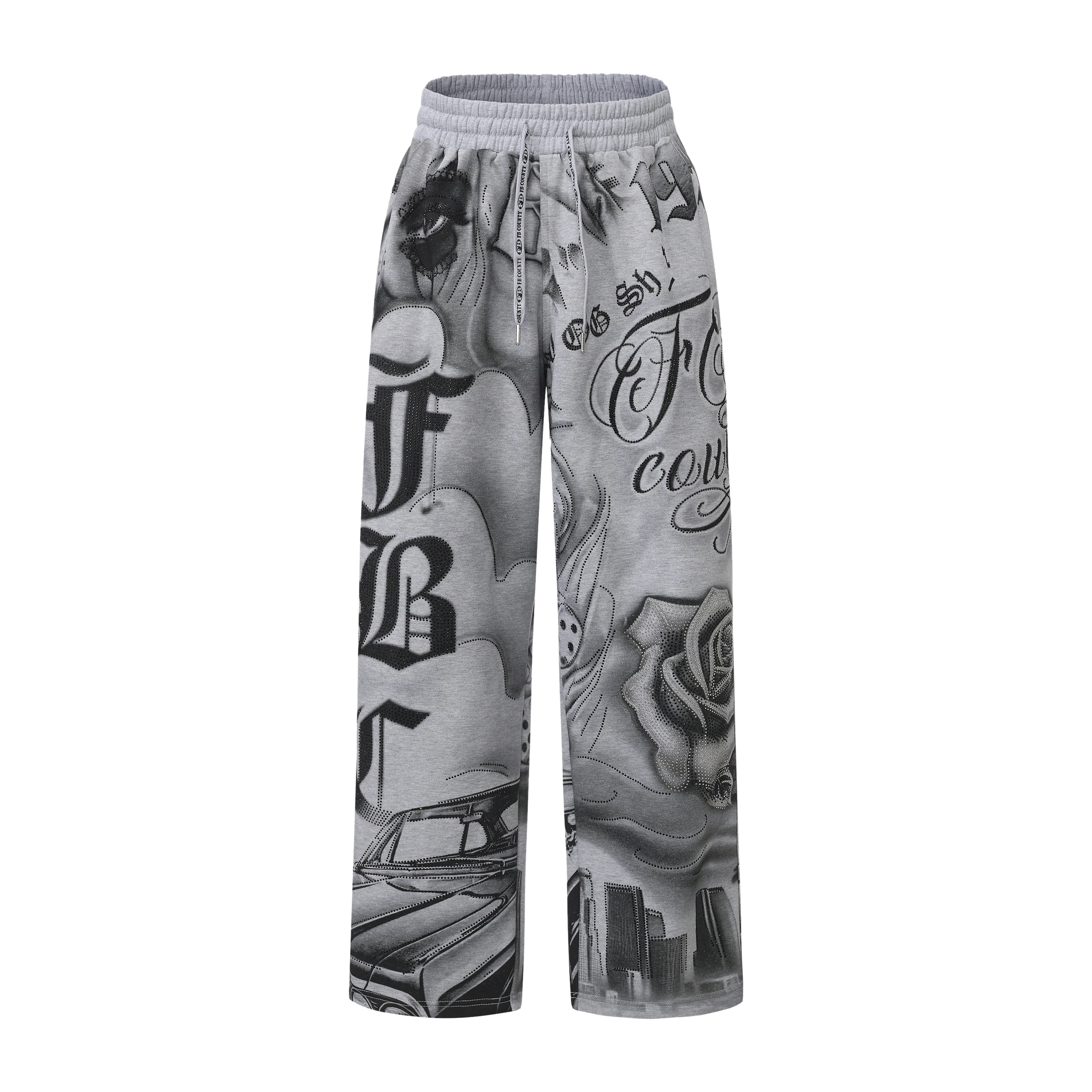 FB County Rhinestone Tatted Up Sweatpant - Image 4