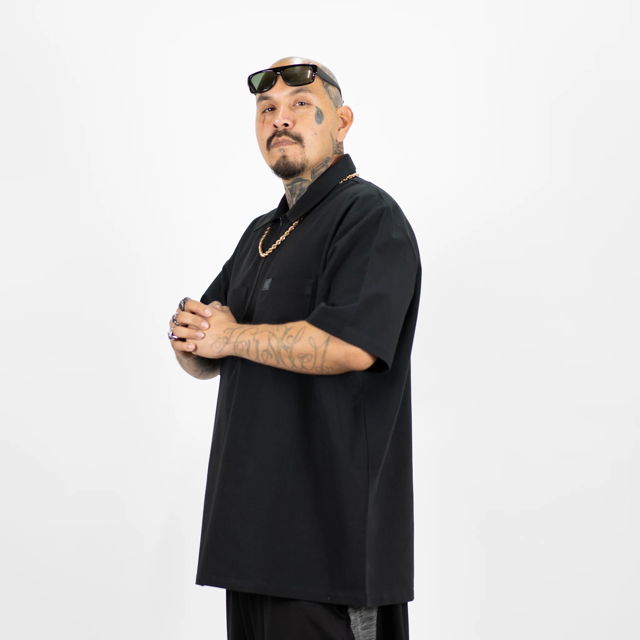 FB County Short Sleeve Checker Zip Shirt - Image 9