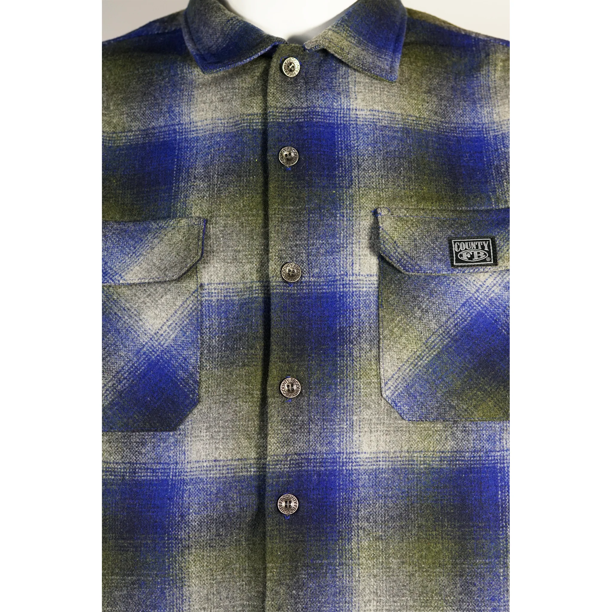 FB County Super Heavyweight Wool Blend Long Sleeve Shirt - Image 11