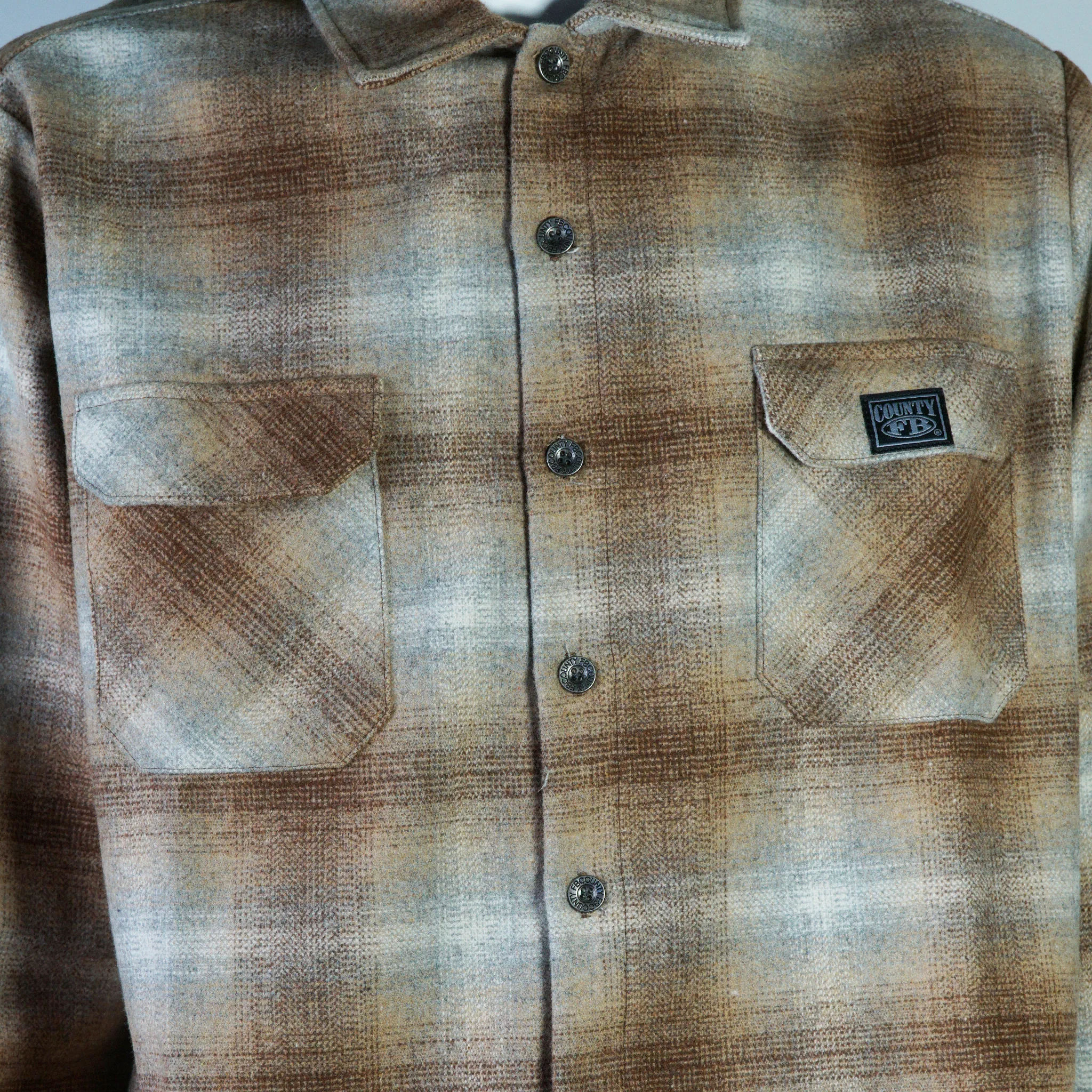 FB County Super Heavyweight Wool Blend Long Sleeve Shirt - Image 24
