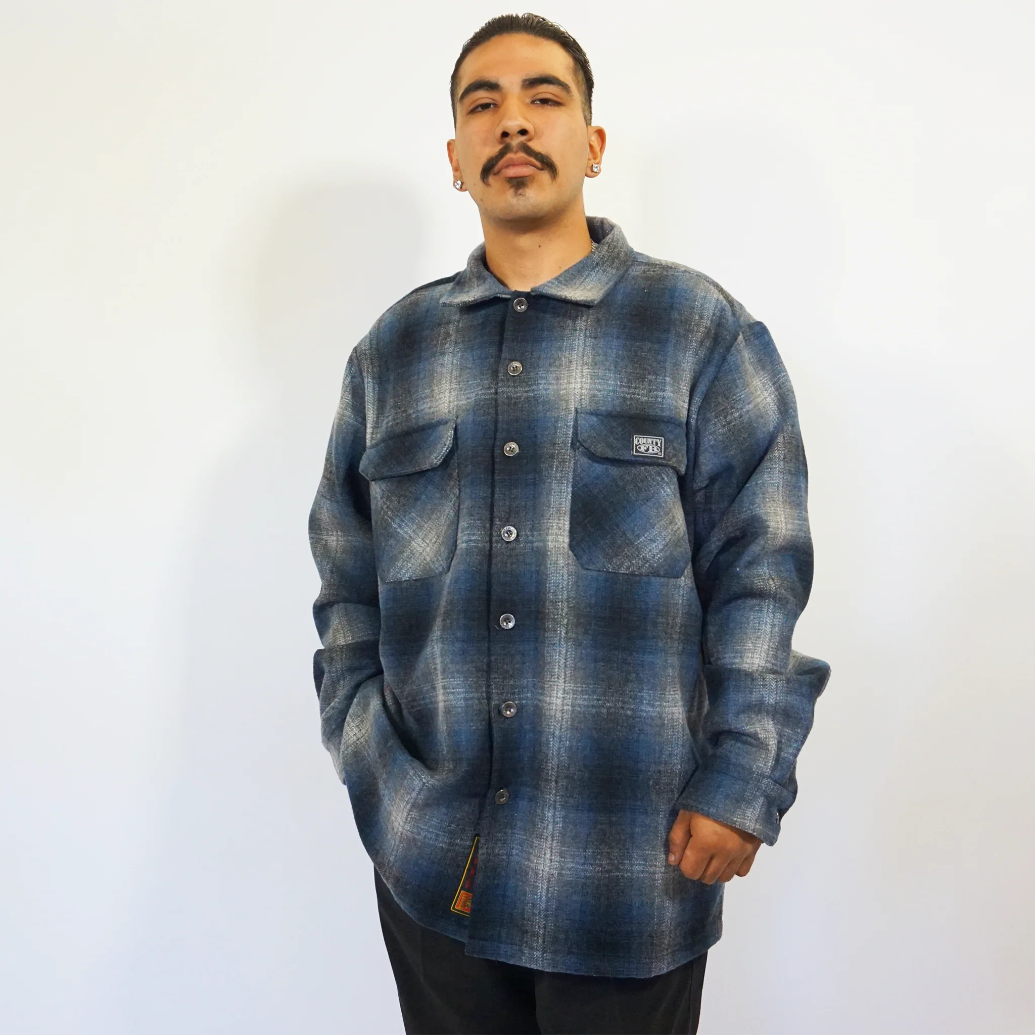 FB County Super Heavyweight Wool Blend Long Sleeve Shirt - Image 4