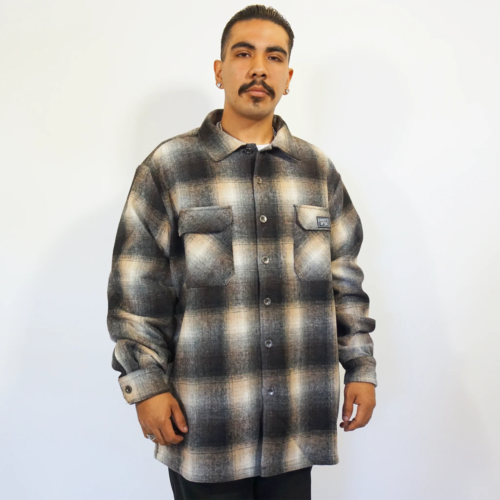 FB County Super Heavyweight Wool Blend Long Sleeve Shirt - Image 7