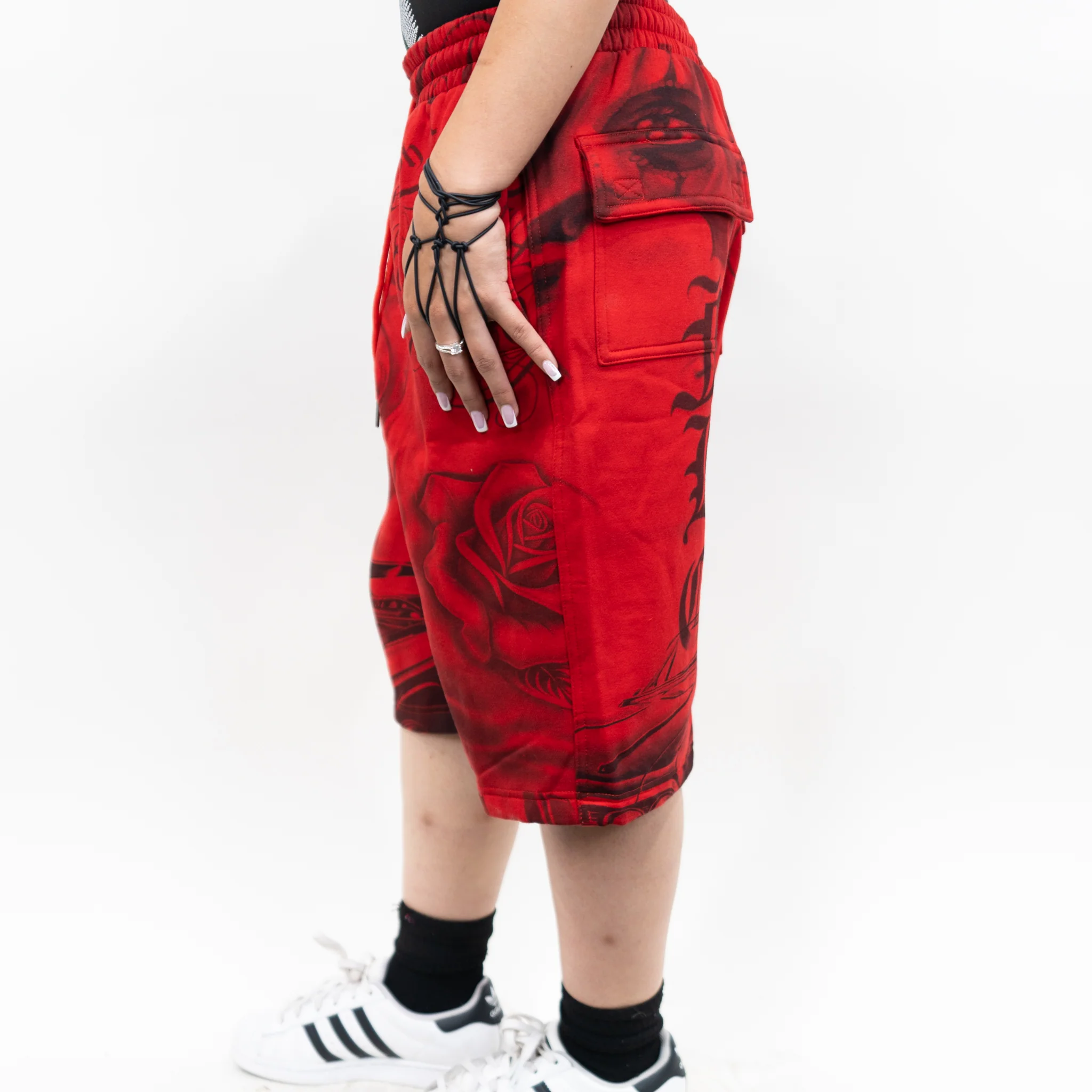 FB County Tatted Up Baggy Fleece Shorts - Image 15