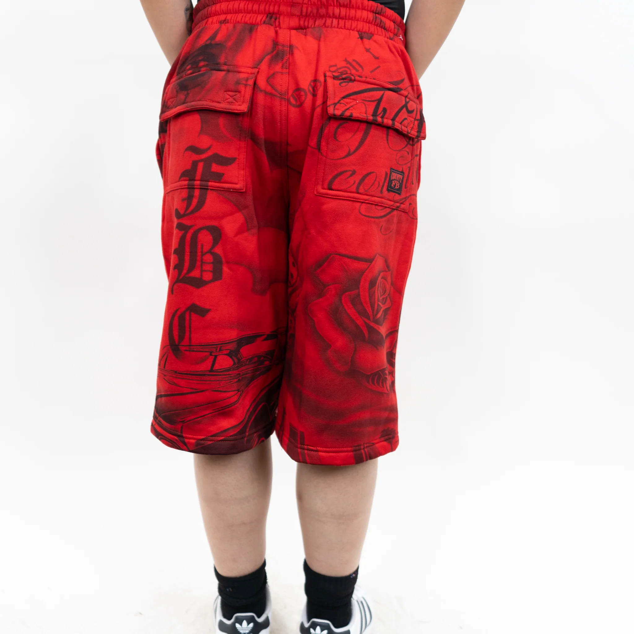 FB County Tatted Up Baggy Fleece Shorts - Image 16