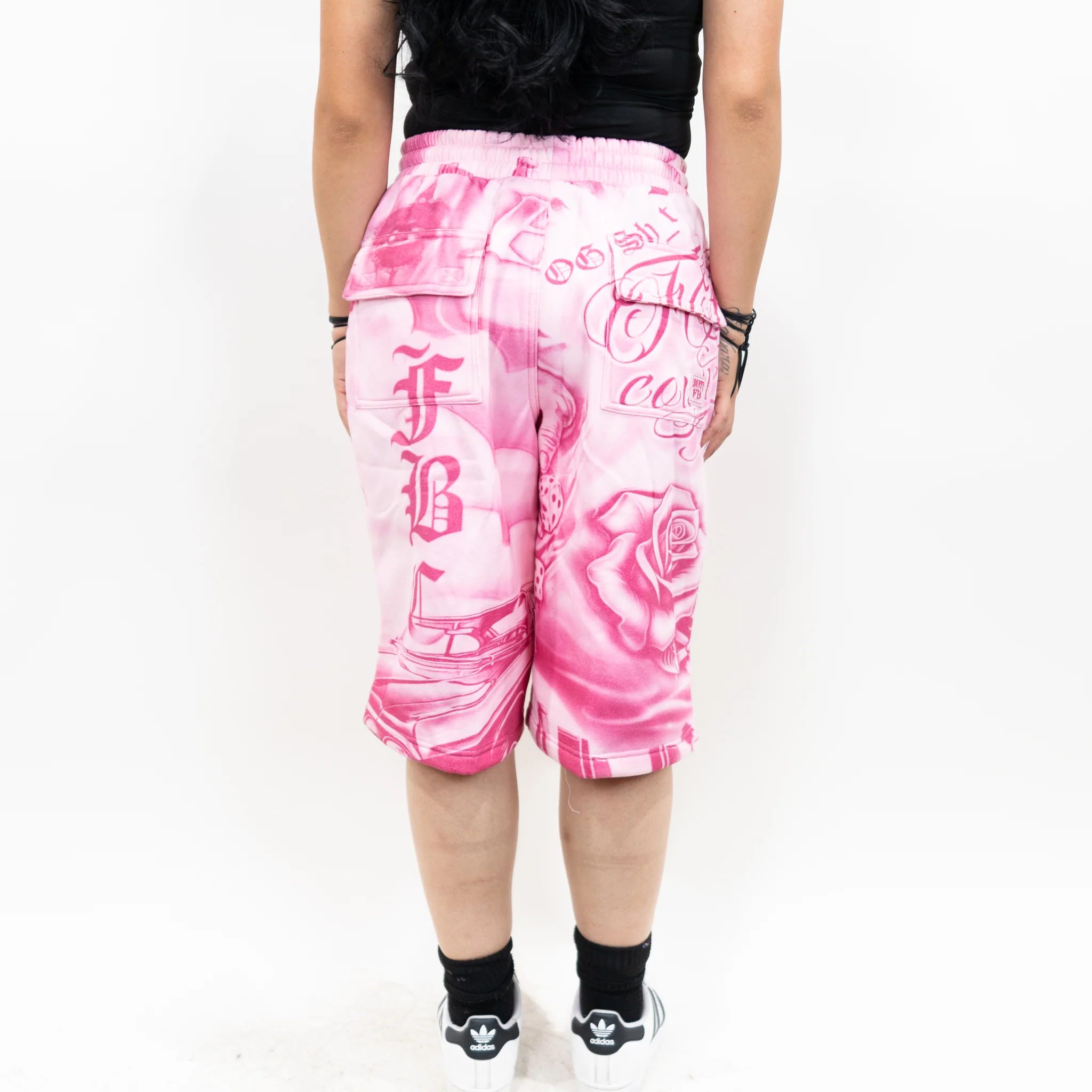 FB County Tatted Up Baggy Fleece Shorts - Image 19