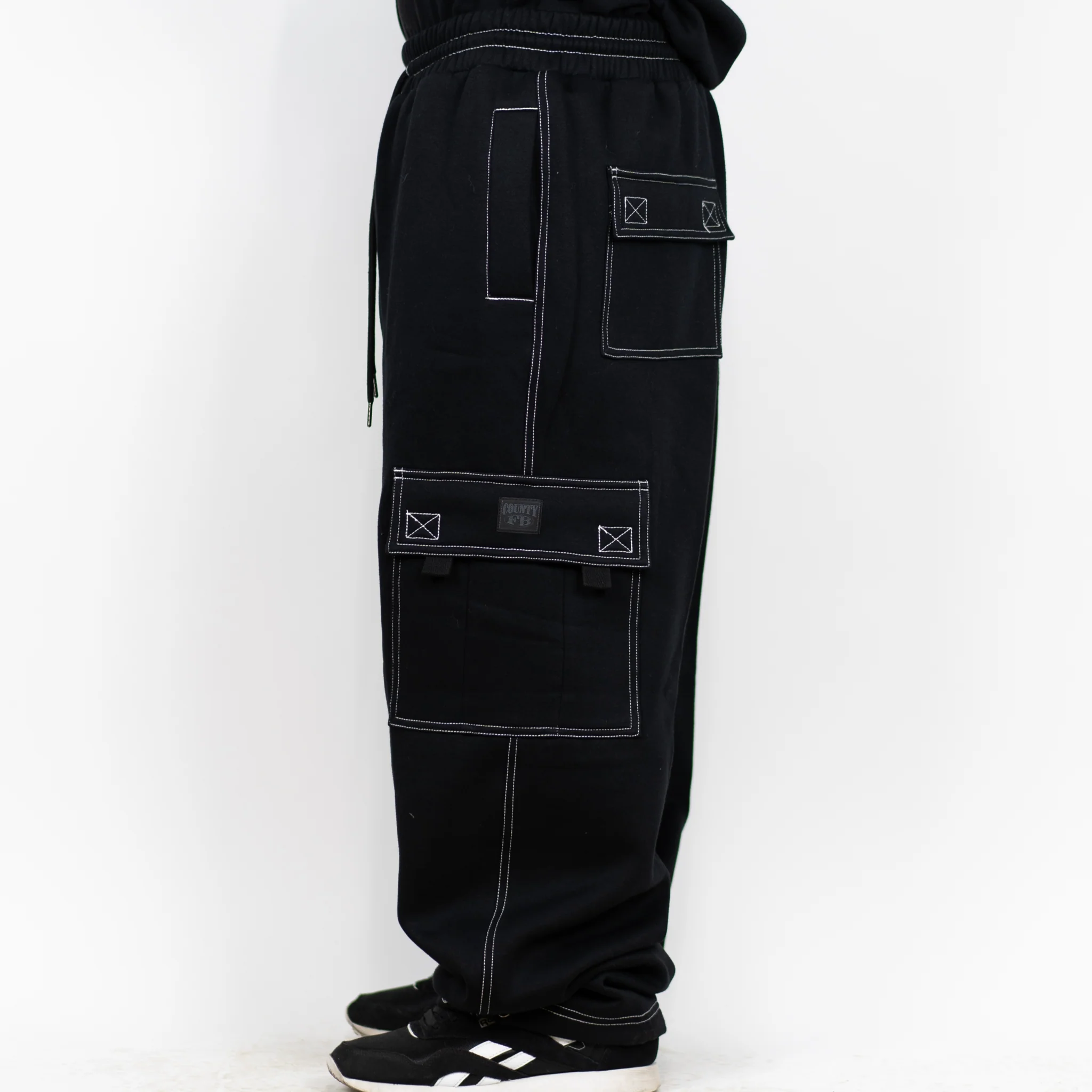 FB County Heavyweight Baggy Cargo Sweatpants - Image 36