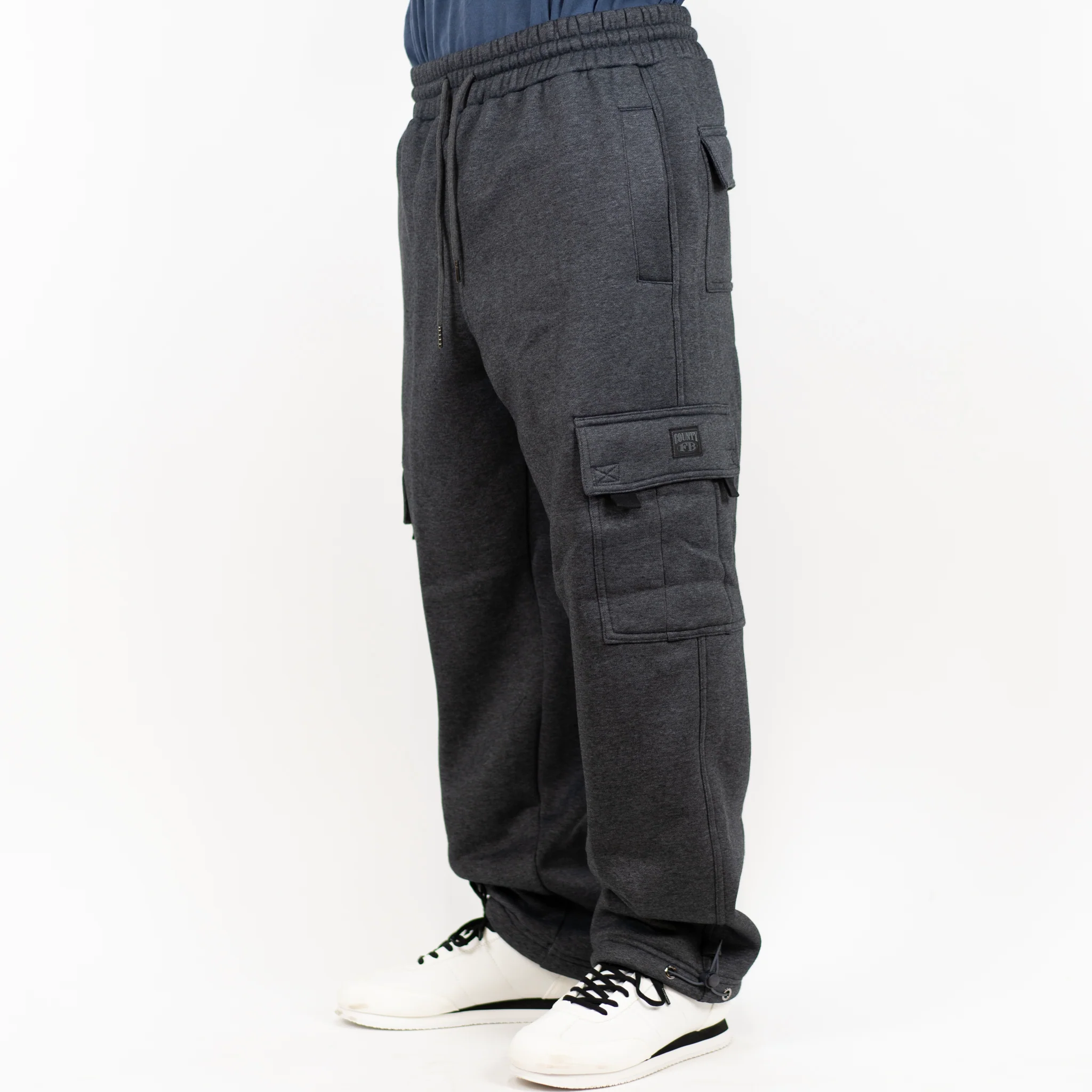 FB County Heavyweight Baggy Cargo Sweatpants - Image 9