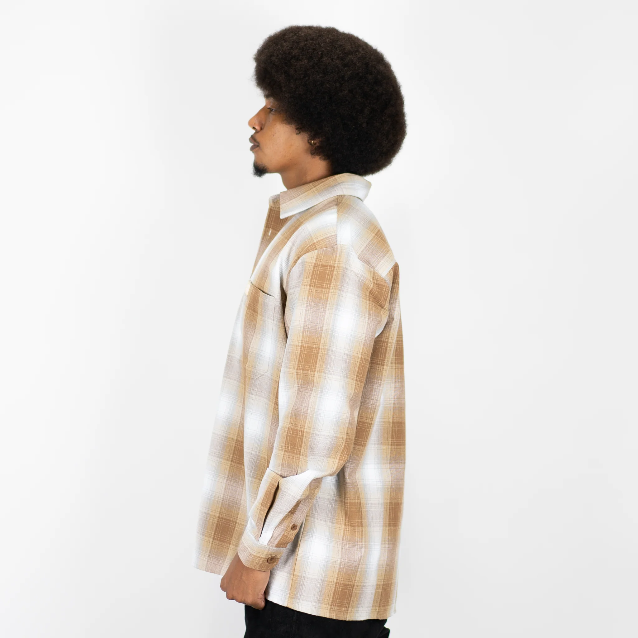 FB County Long Sleeve Checker Flannel Shirt - Image 20