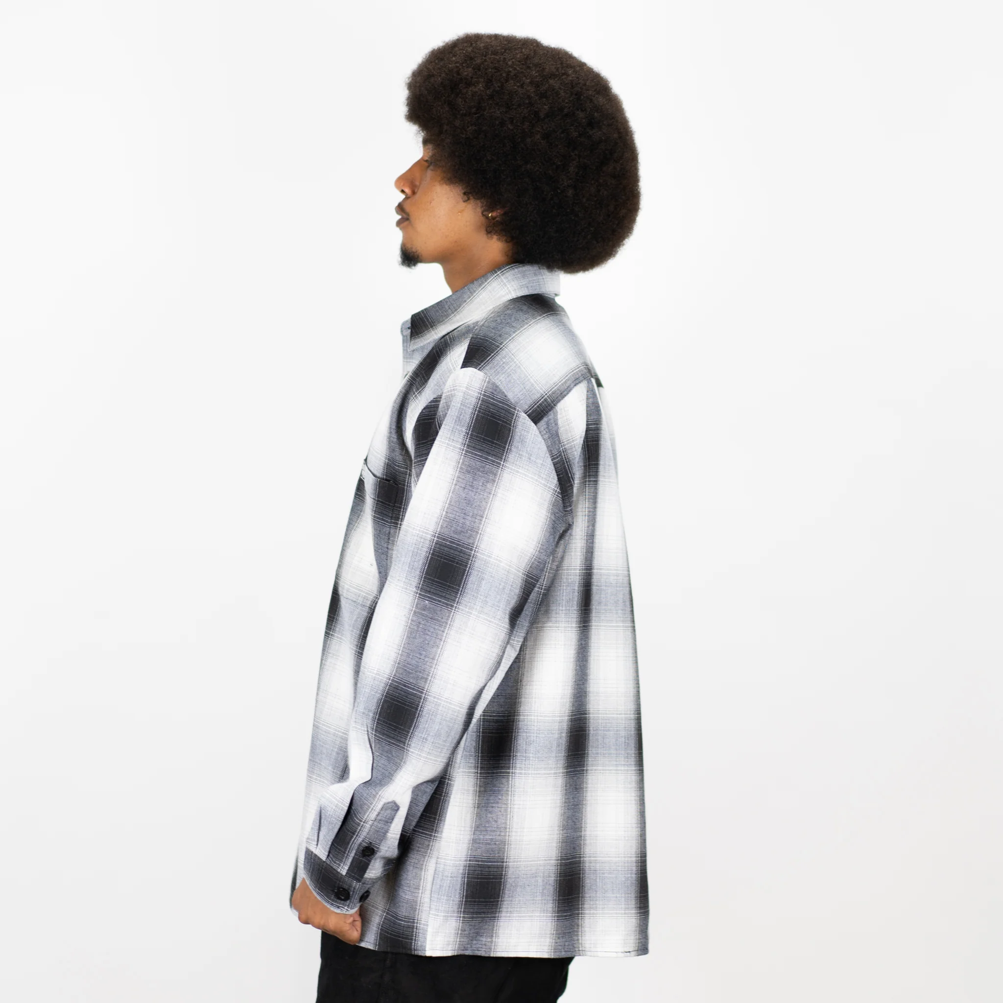 FB County Long Sleeve Checker Flannel Shirt - Image 21