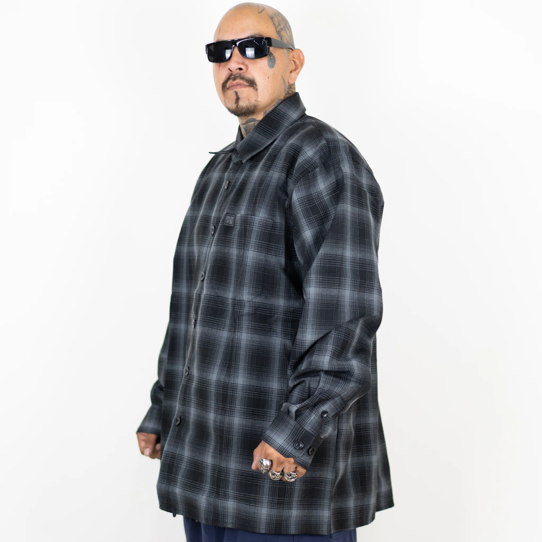 FB County Long Sleeve Checker Flannel Shirt - Image 25