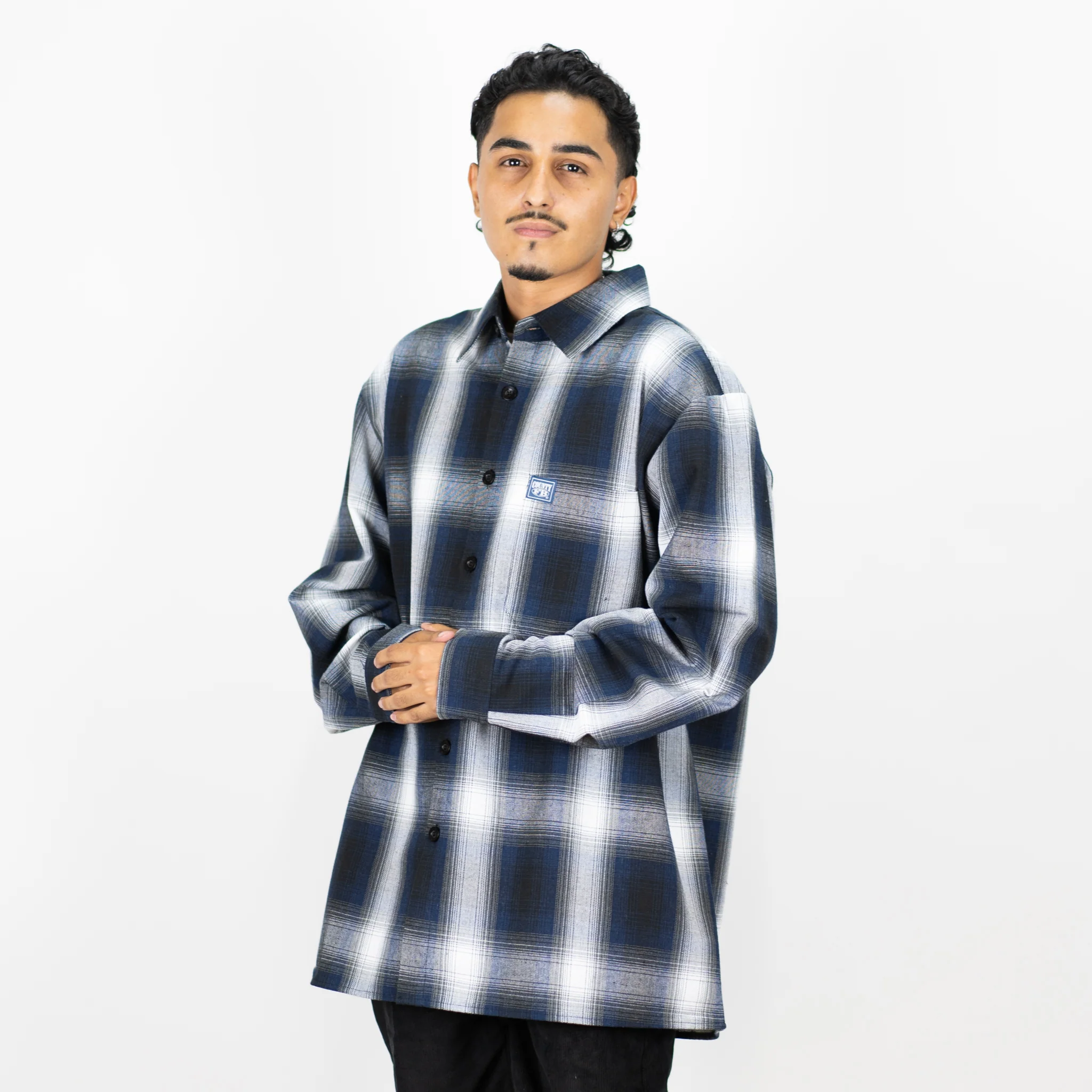 FB County Long Sleeve Checker Flannel Shirt - Image 8