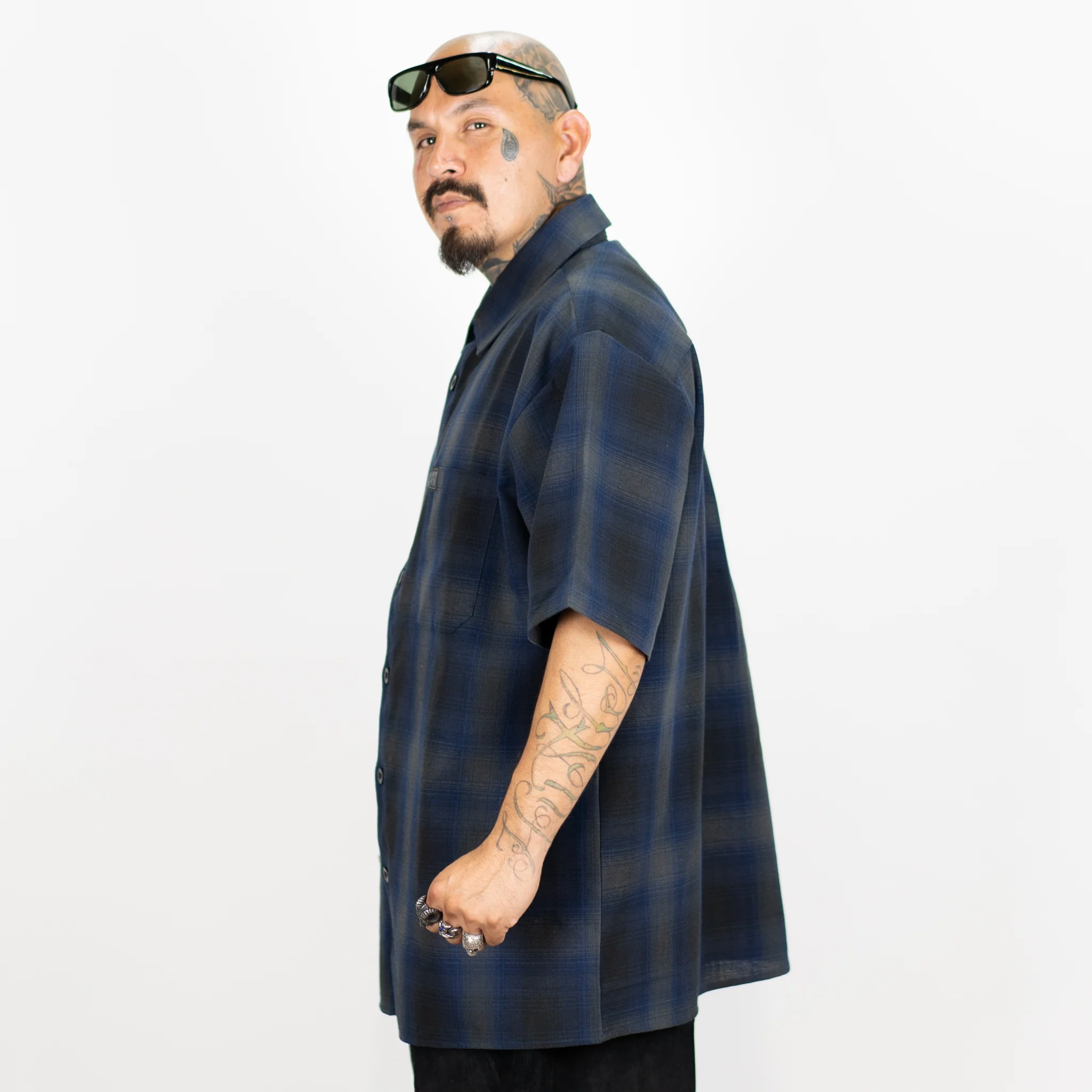 FB County Short Sleeve Checker Flannel Shirt - Image 15